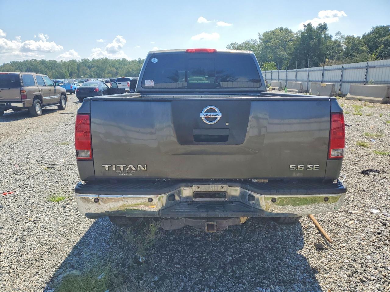 2008 Nissan Titan Xe Charcoal vin: 1N6AA06C18N336531