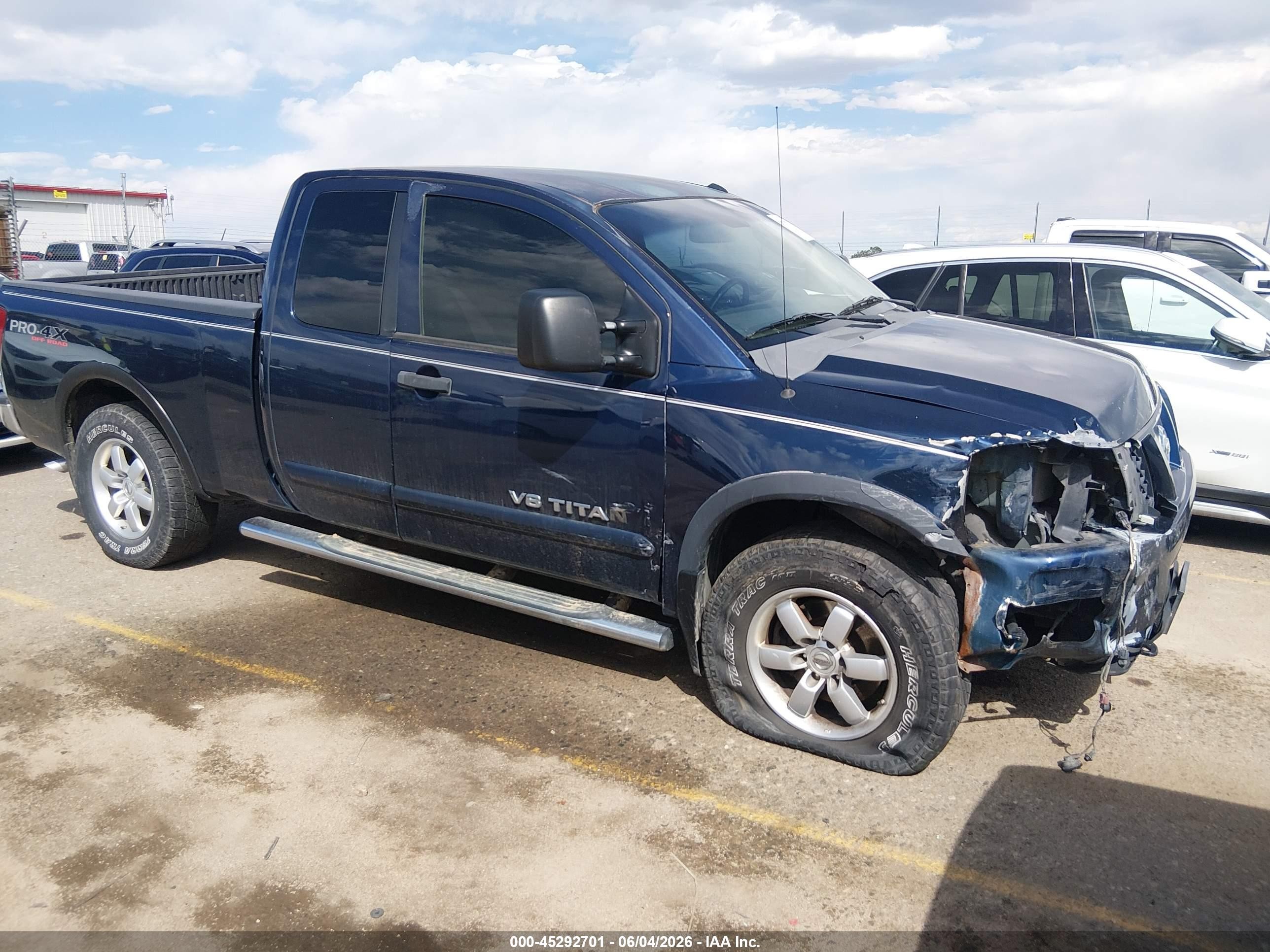 2008 Nissan Titan   Blue vin: 1N6AA06C28N352642