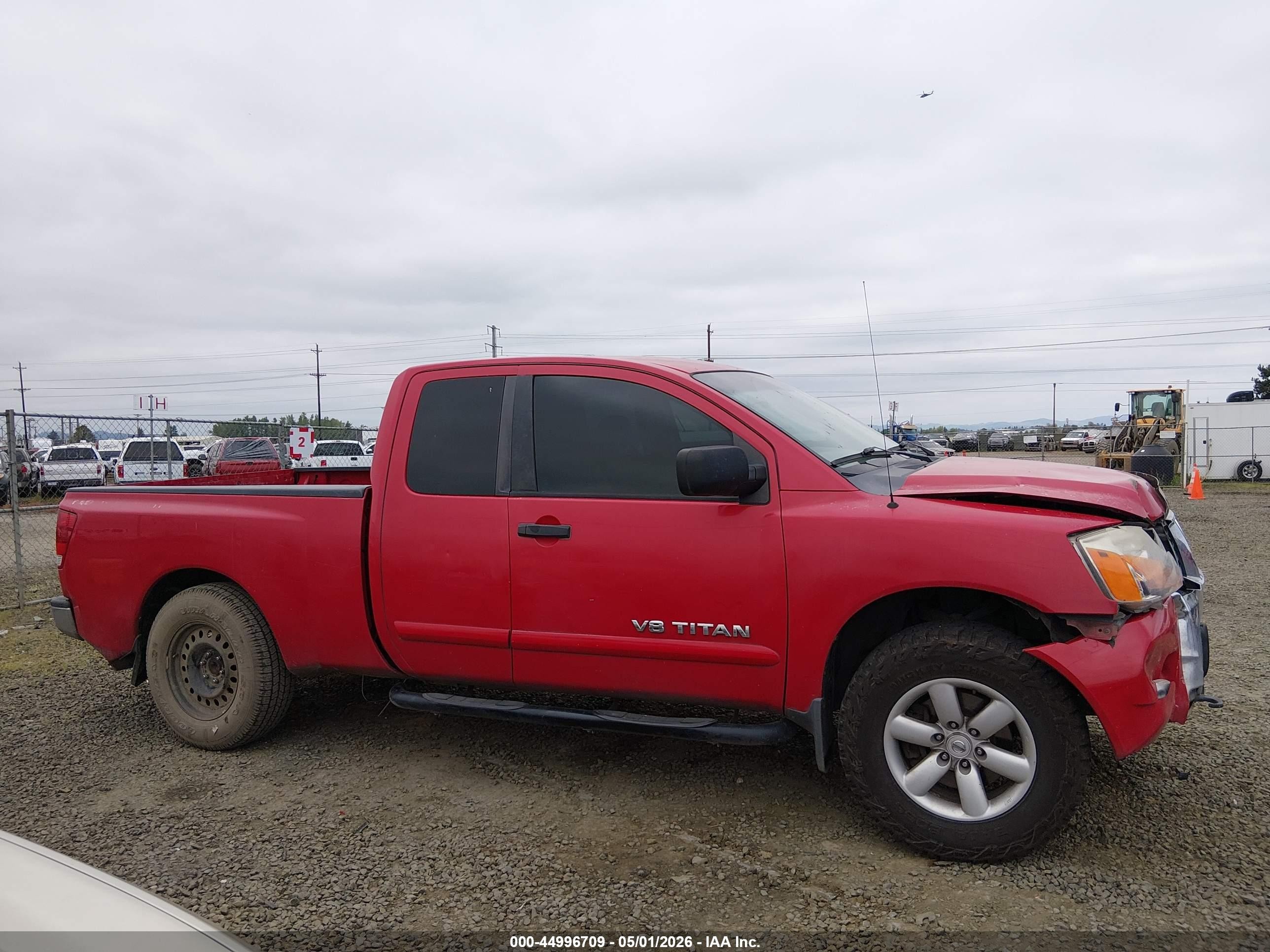 2009 Nissan Titan Se Red vin: 1N6AA06C59N308961