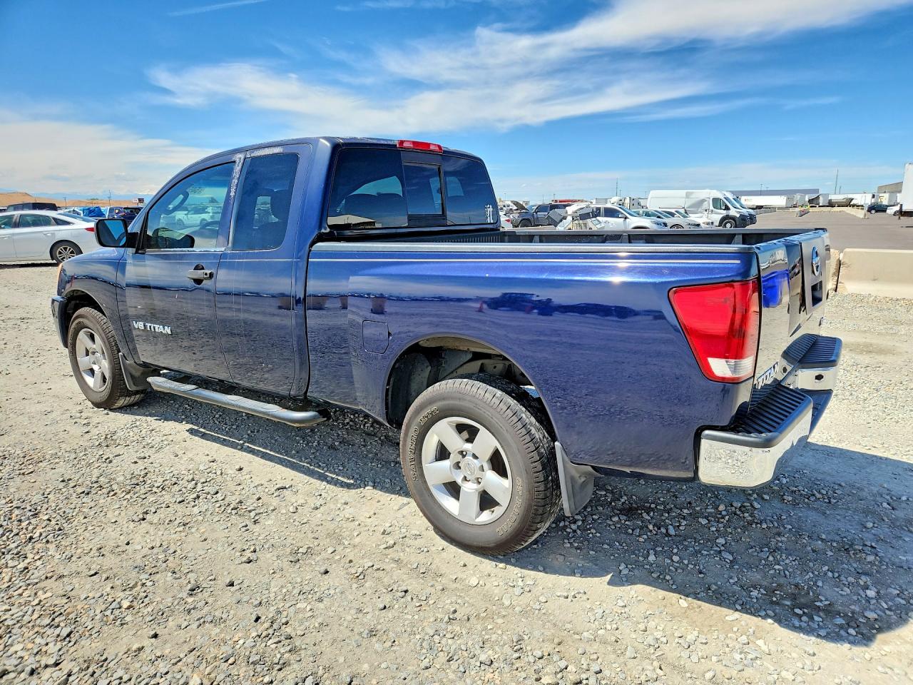 2008 Nissan Titan Xe Синий vin: 1N6AA06C68N322012