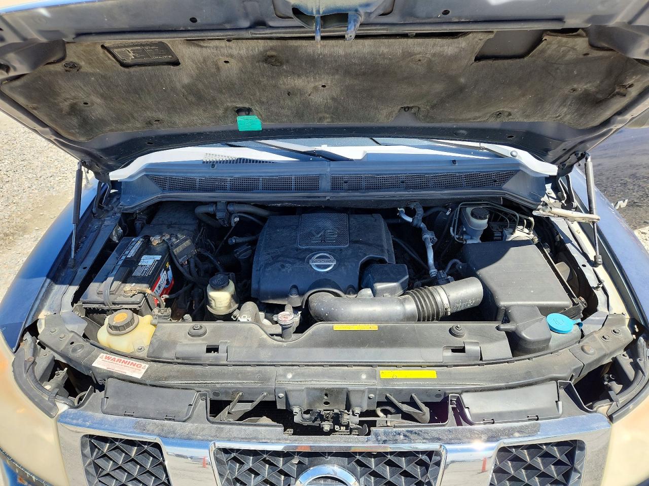 2008 Nissan Titan Xe Синий vin: 1N6AA06C68N322012