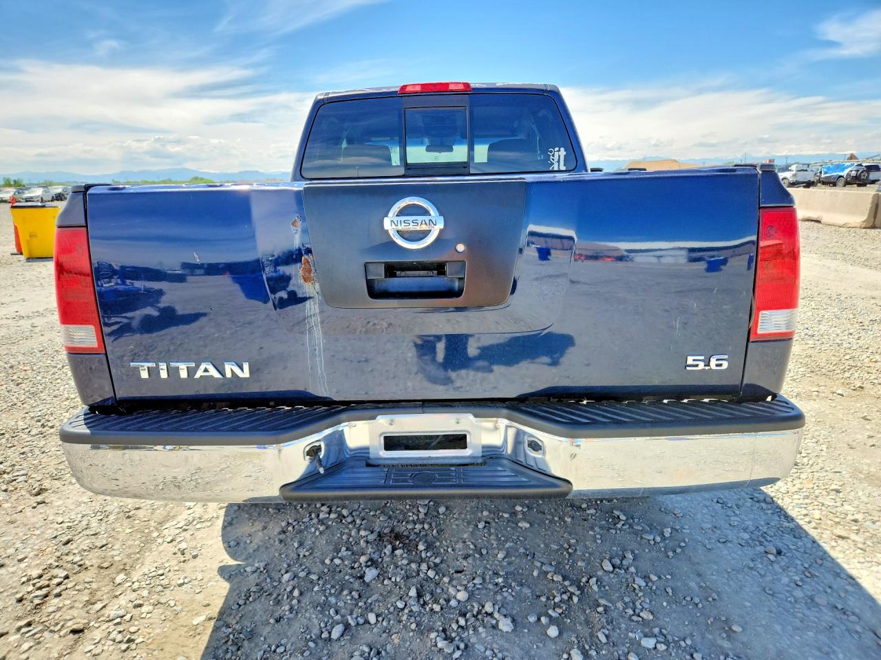 2008 Nissan Titan Xe Синий vin: 1N6AA06C68N322012
