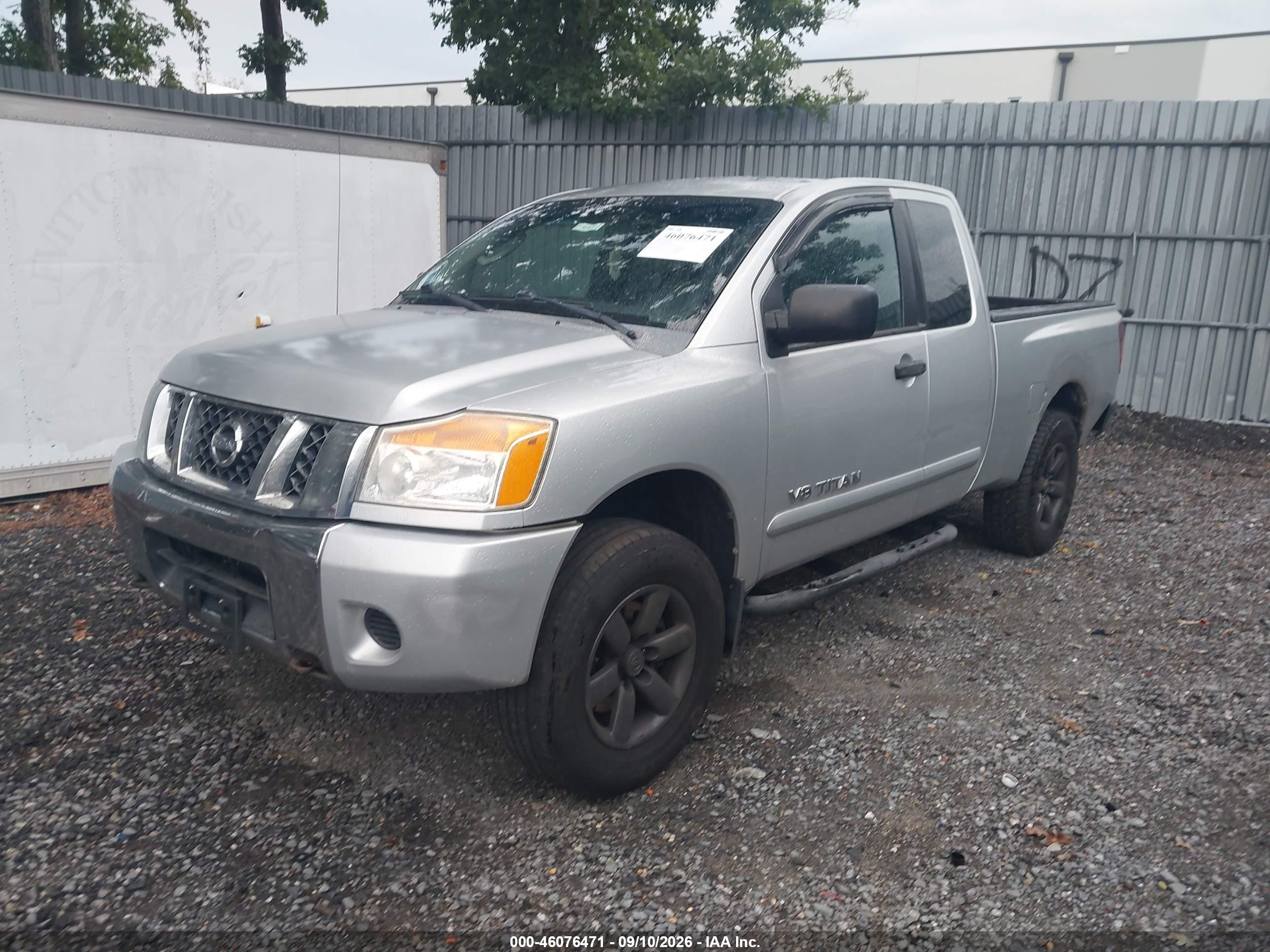 2009 Nissan Titan Se Silver vin: 1N6AA06C69N313523