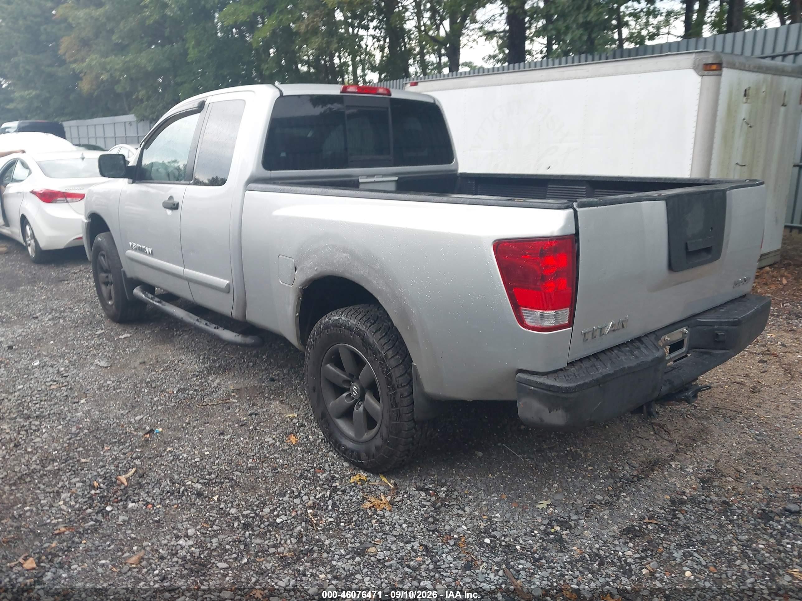 2009 Nissan Titan Se Silver vin: 1N6AA06C69N313523