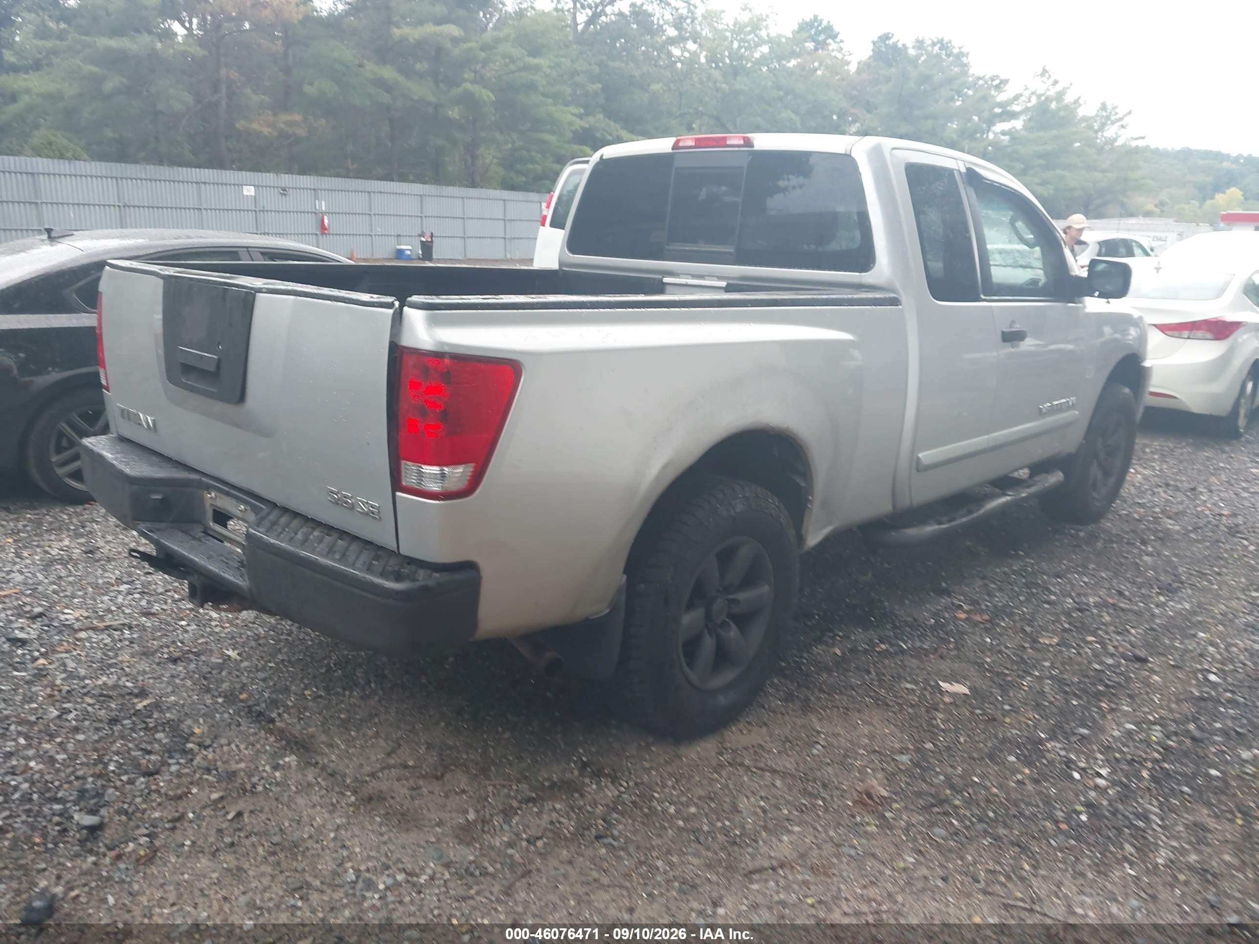 2009 Nissan Titan Se Silver vin: 1N6AA06C69N313523