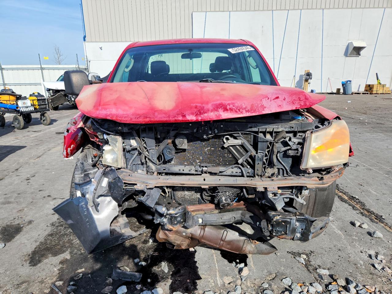 2008 Nissan Titan Xe Red vin: 1N6AA06E08N318779
