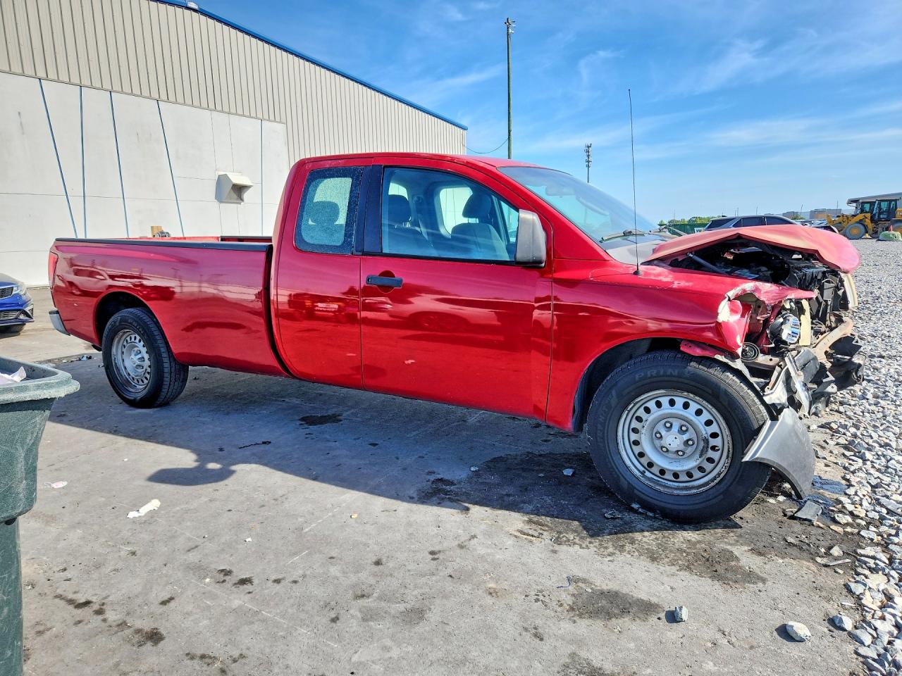 2008 Nissan Titan Xe Red vin: 1N6AA06E08N318779
