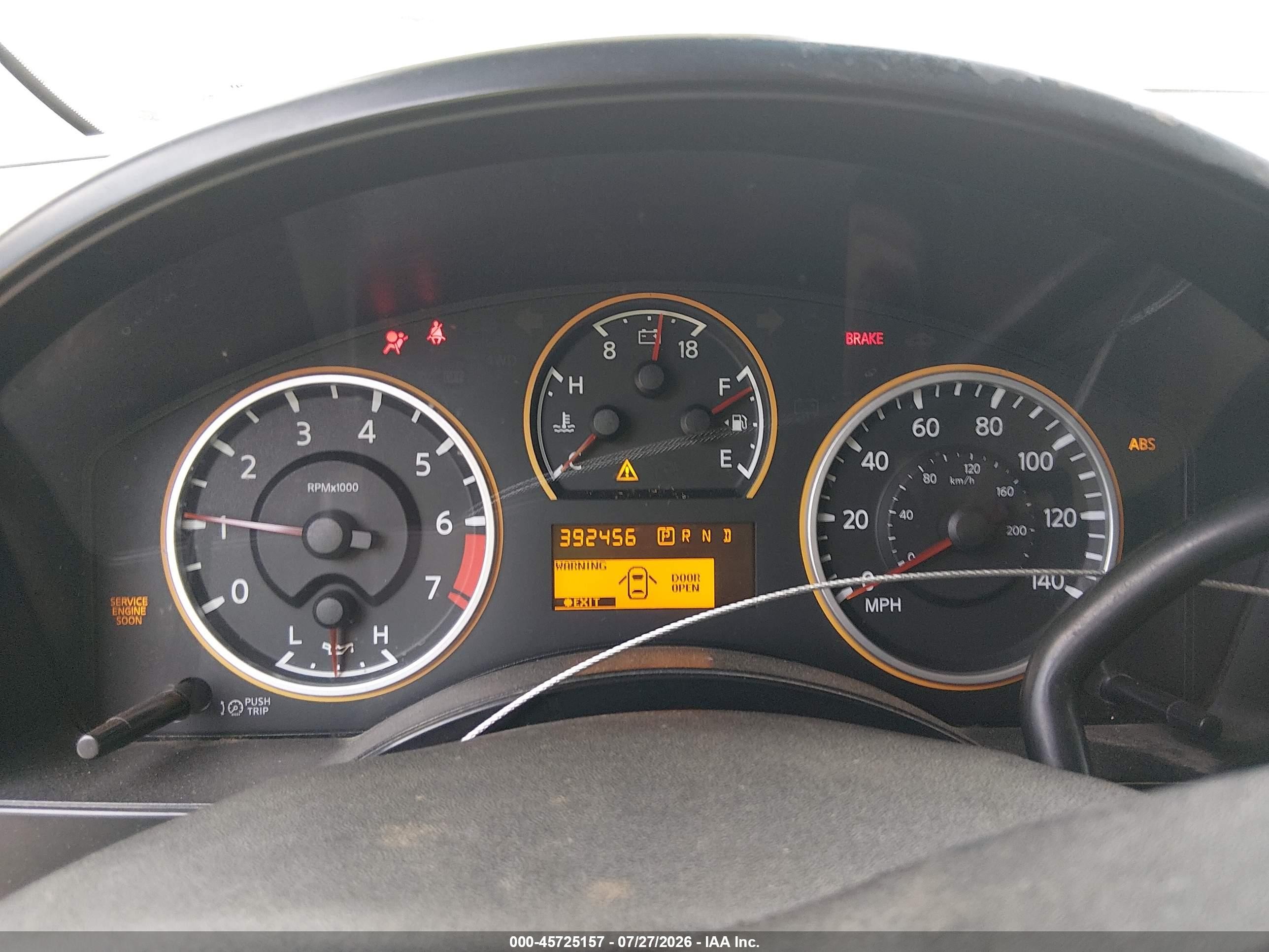 2008 Nissan Titan Xe White vin: 1N6AA06E88N320103