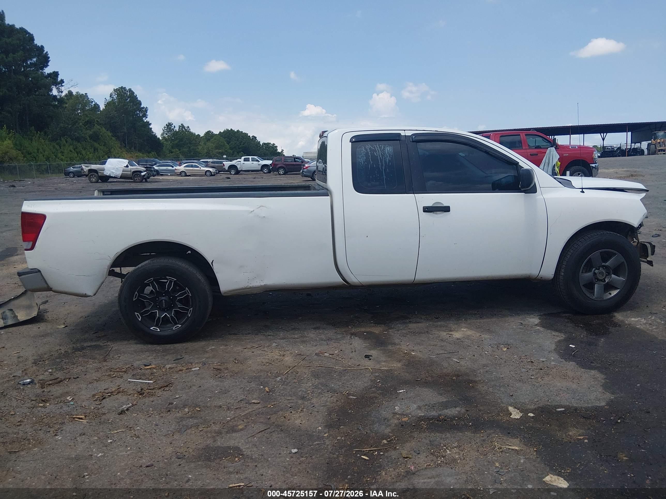 2008 Nissan Titan Xe White vin: 1N6AA06E88N320103