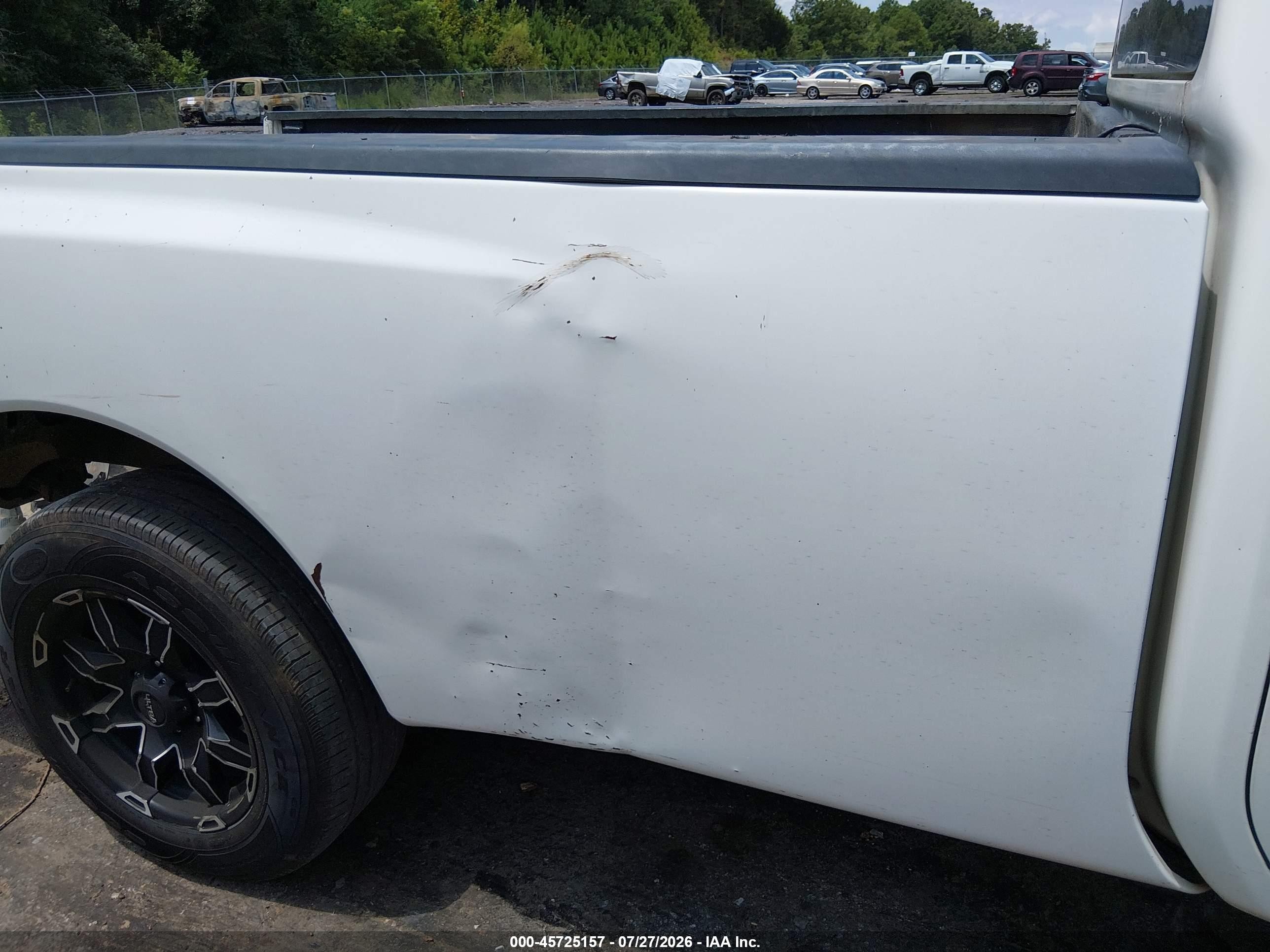 2008 Nissan Titan Xe White vin: 1N6AA06E88N320103