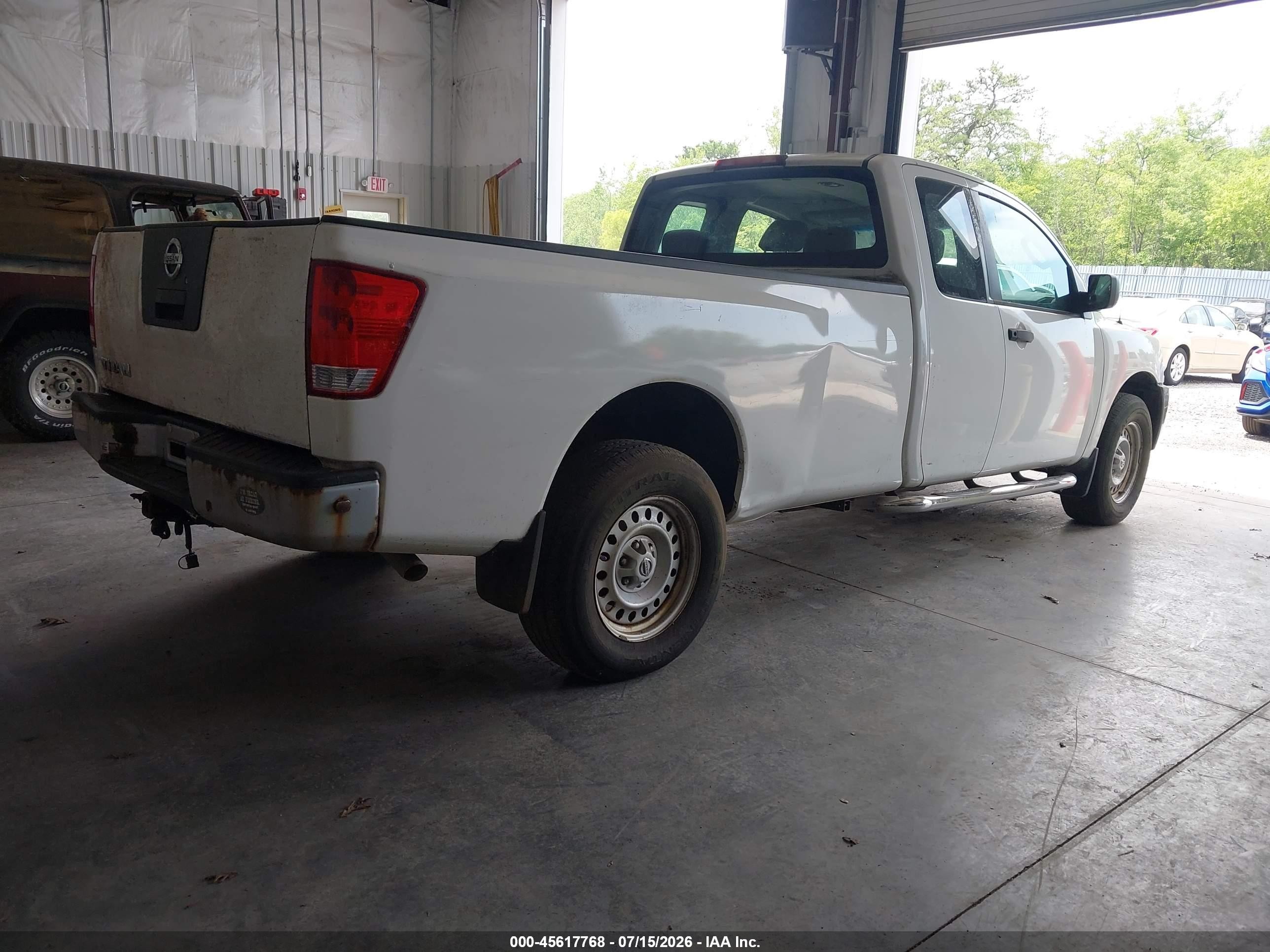 2008 Nissan Titan Xe White vin: 1N6AA06F78N320117