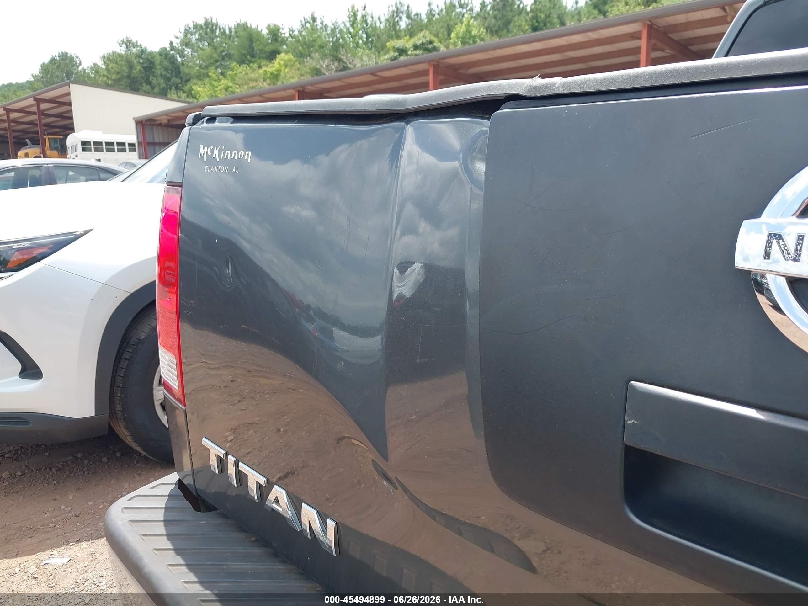 2004 Nissan Titan Se Gray vin: 1N6AA07A04N563863
