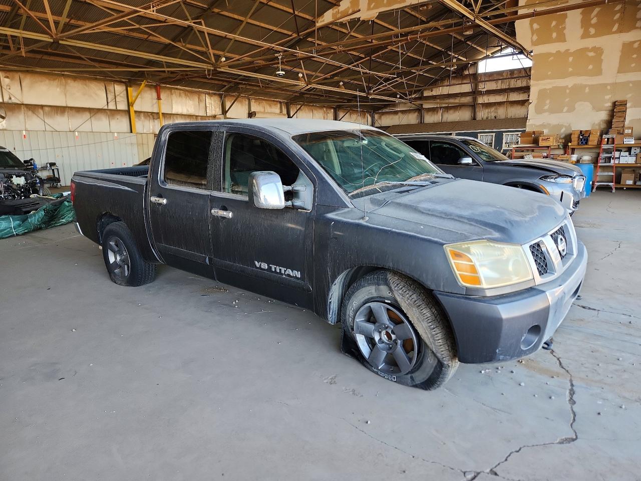 2005 Nissan Titan Xe Gray vin: 1N6AA07A05N510887