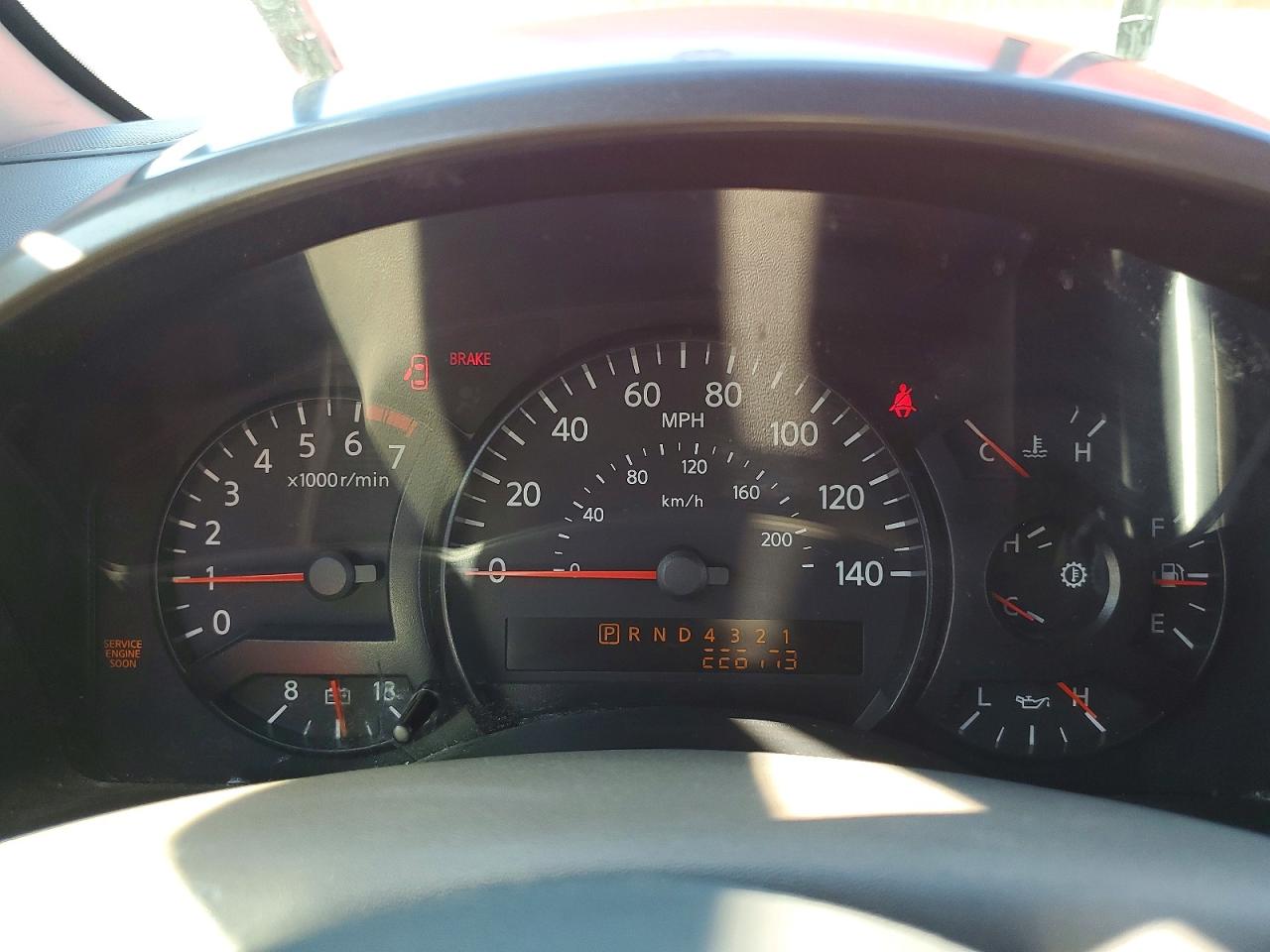 2005 Nissan Titan Xe/se/le Red vin: 1N6AA07A15N521056