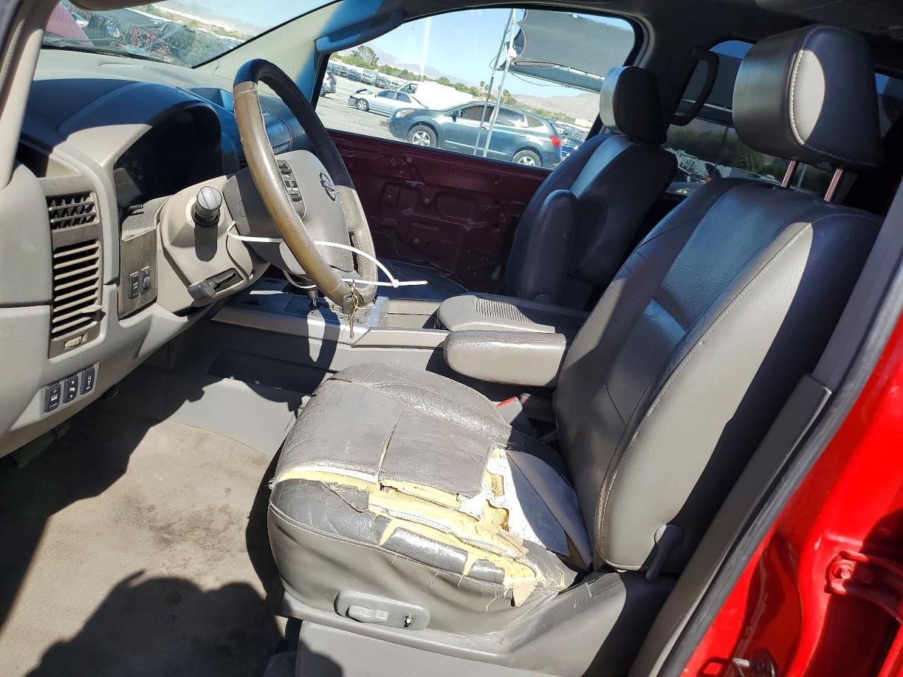 2005 Nissan Titan Xe/se/le Red vin: 1N6AA07A15N521056