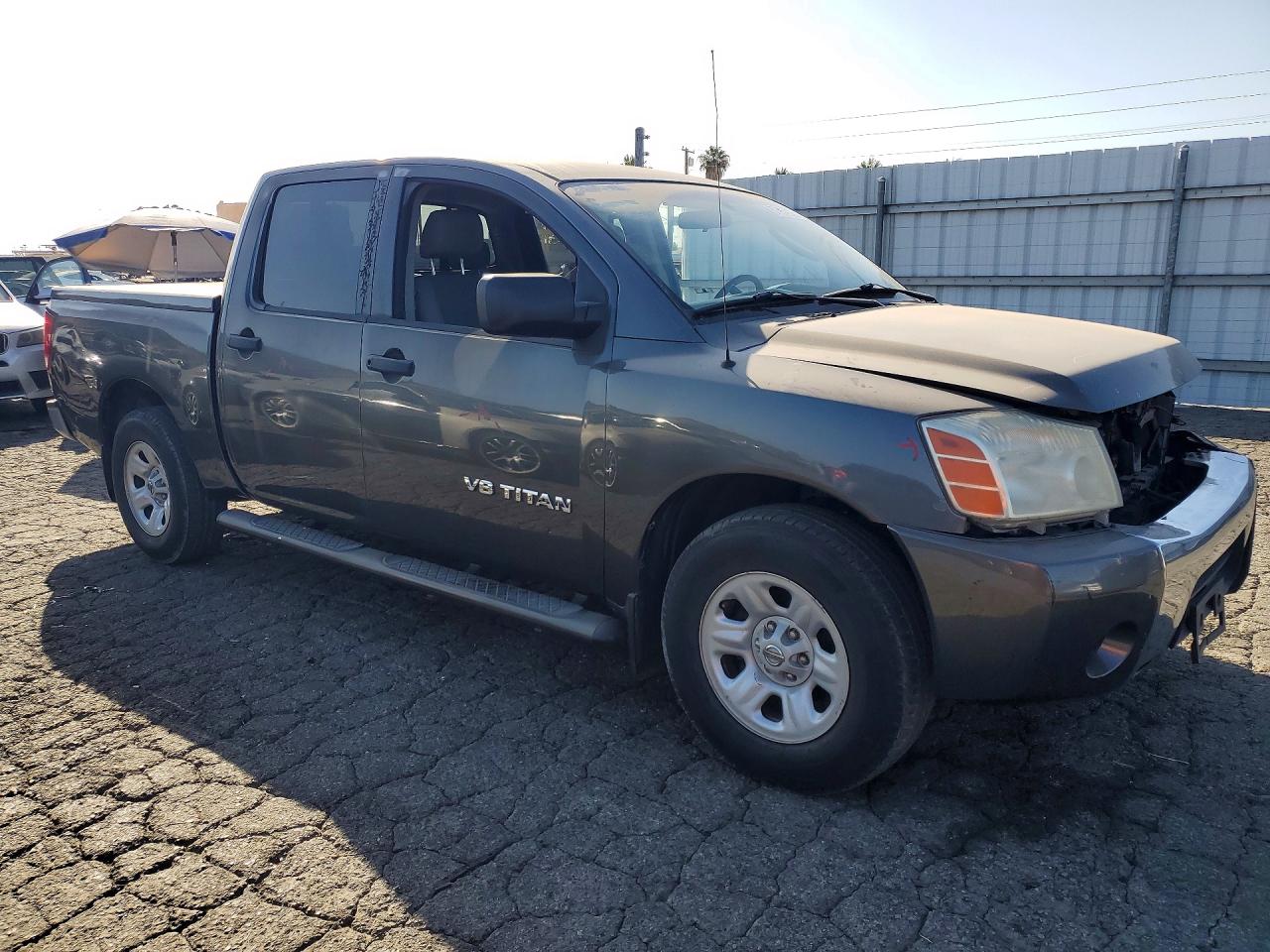 2007 Nissan Titan Xe Gray vin: 1N6AA07A17N238790