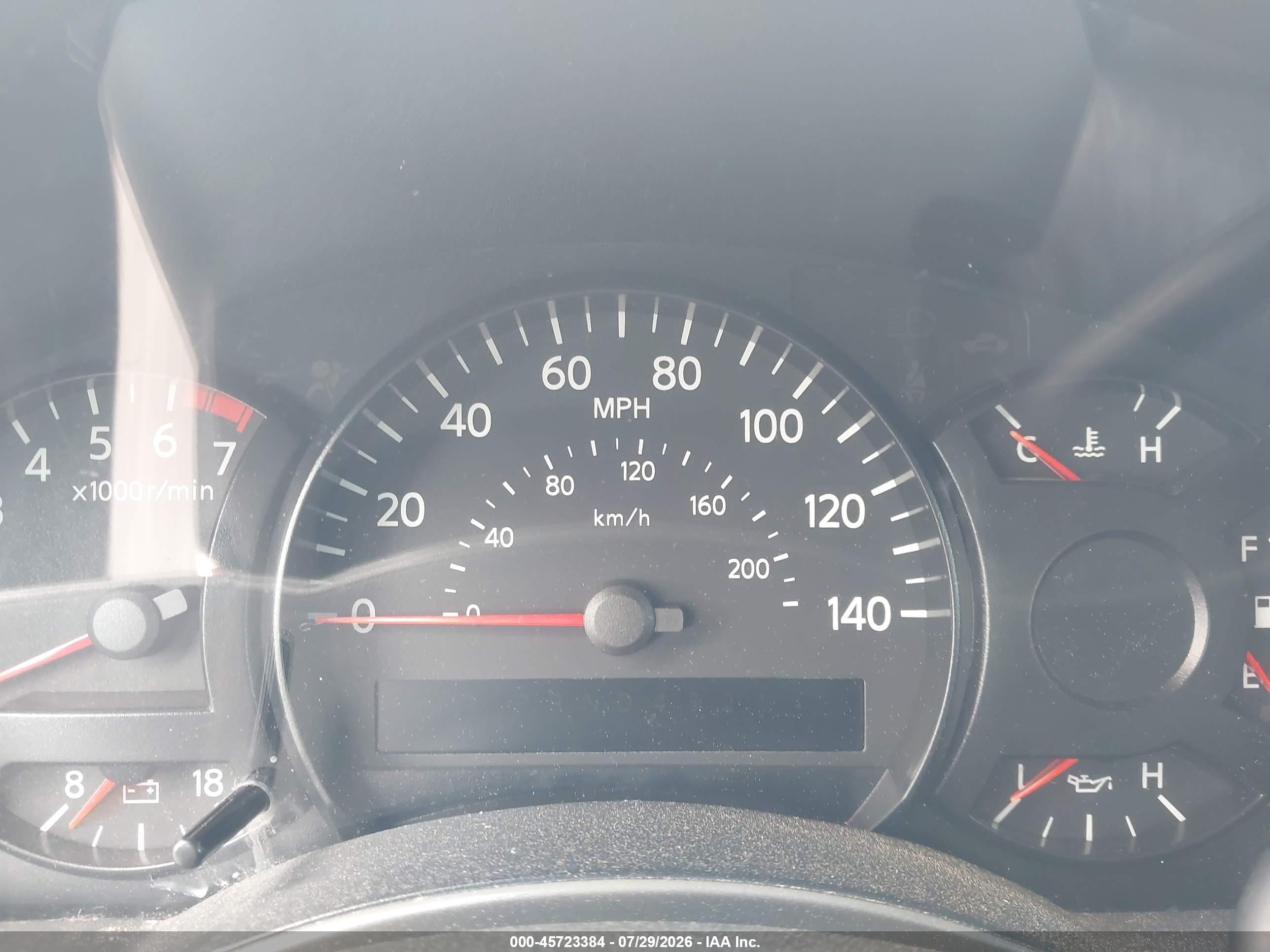 2005 Nissan Titan Xe Red vin: 1N6AA07A25N504282