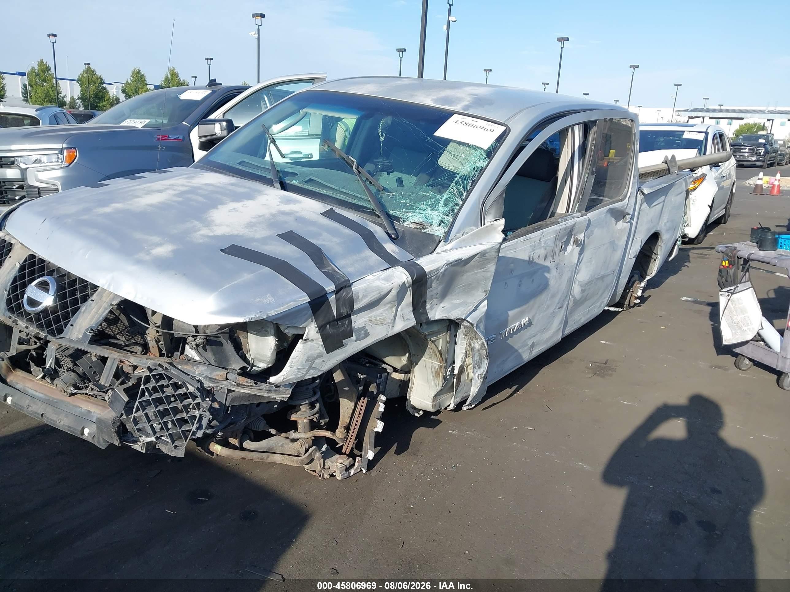 2006 Nissan Titan Xe Серебряный vin: 1N6AA07A36N518547