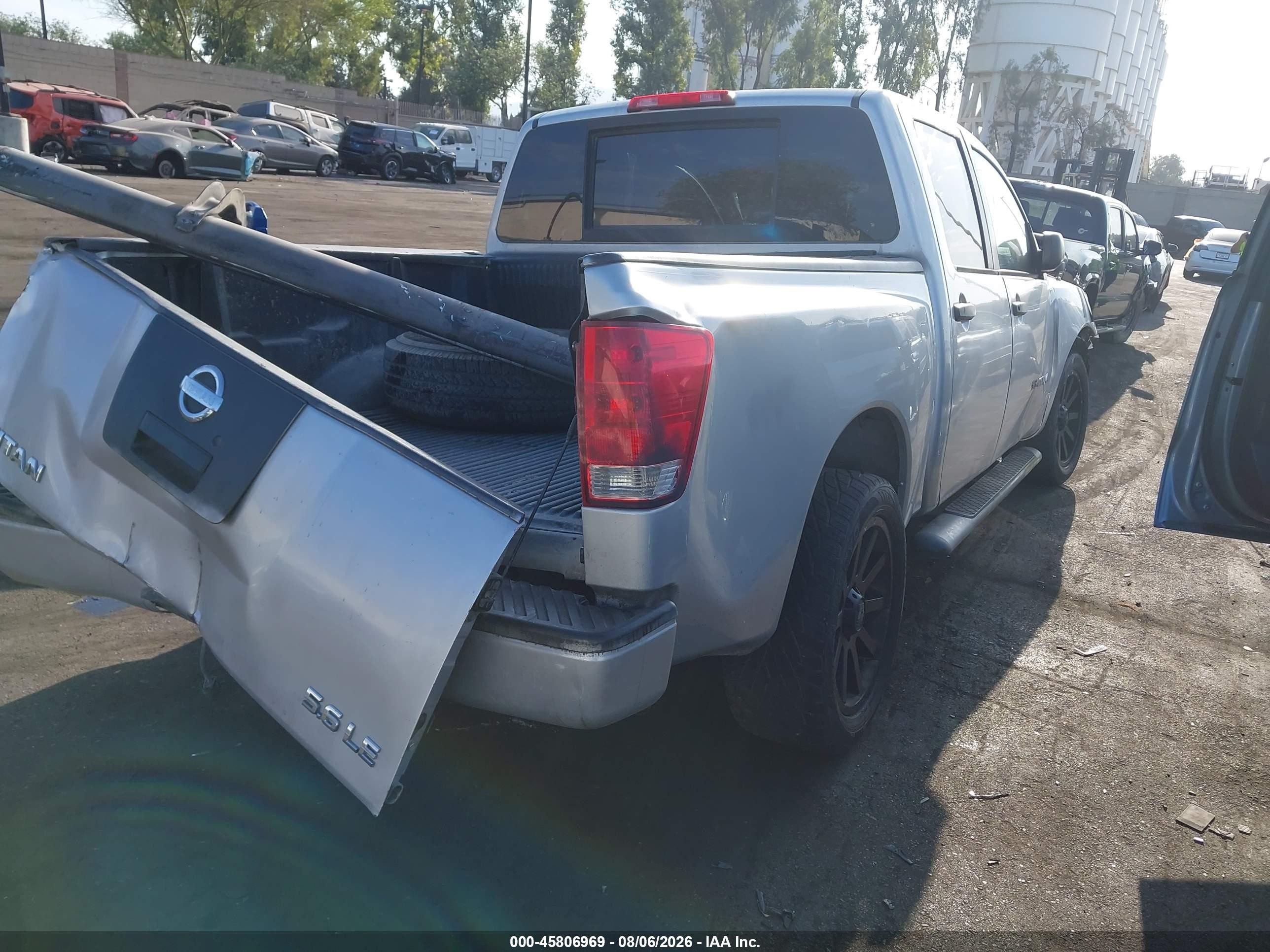 2006 Nissan Titan Xe Серебряный vin: 1N6AA07A36N518547
