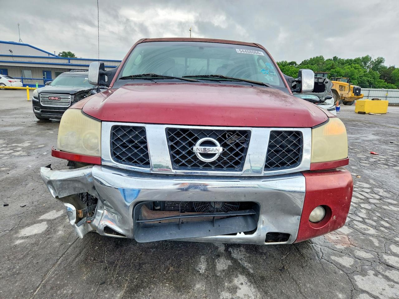 2004 Nissan Titan Xe Red vin: 1N6AA07A44N567964