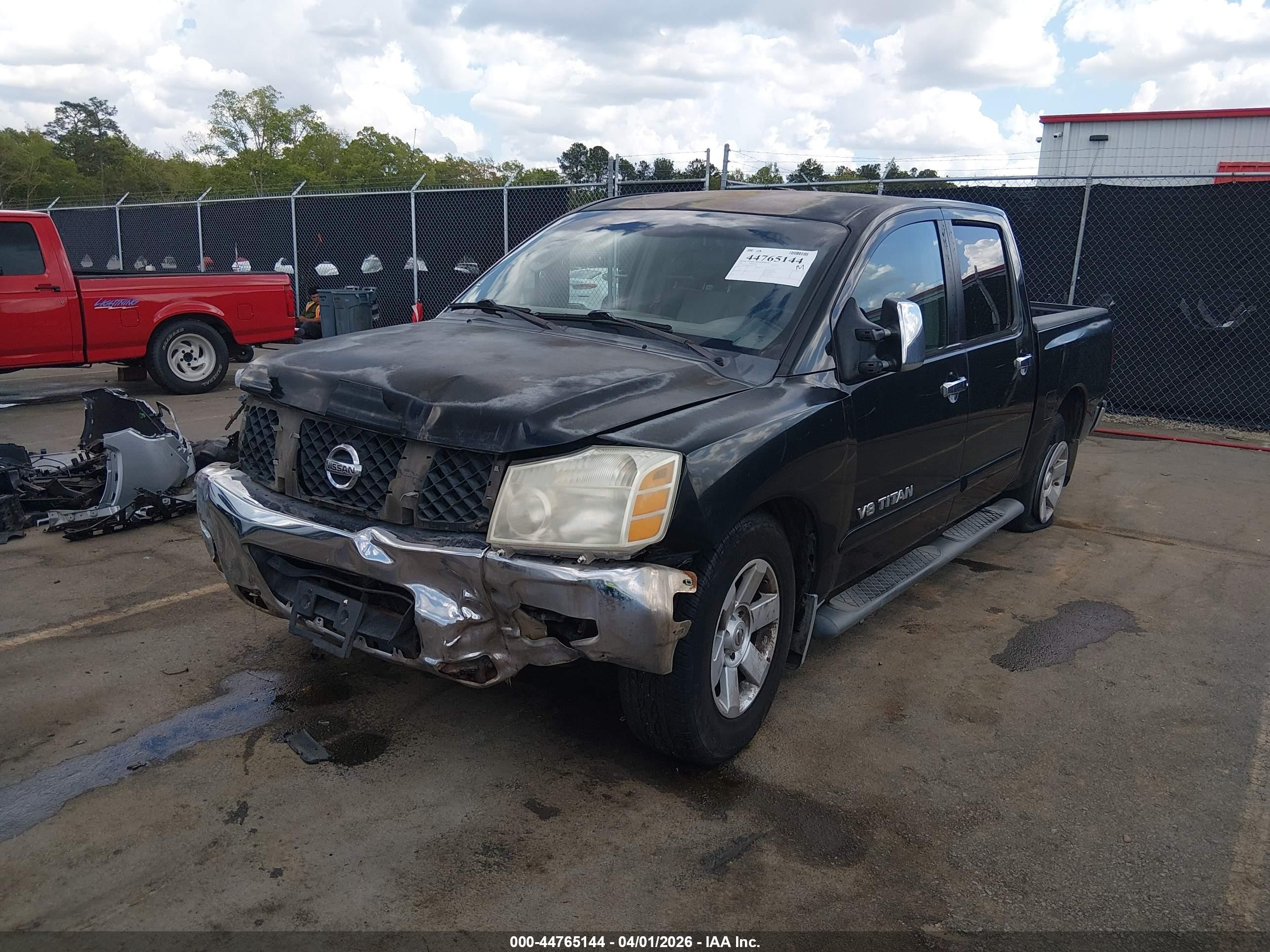 2005 Nissan Titan Le Черный vin: 1N6AA07A45N511377