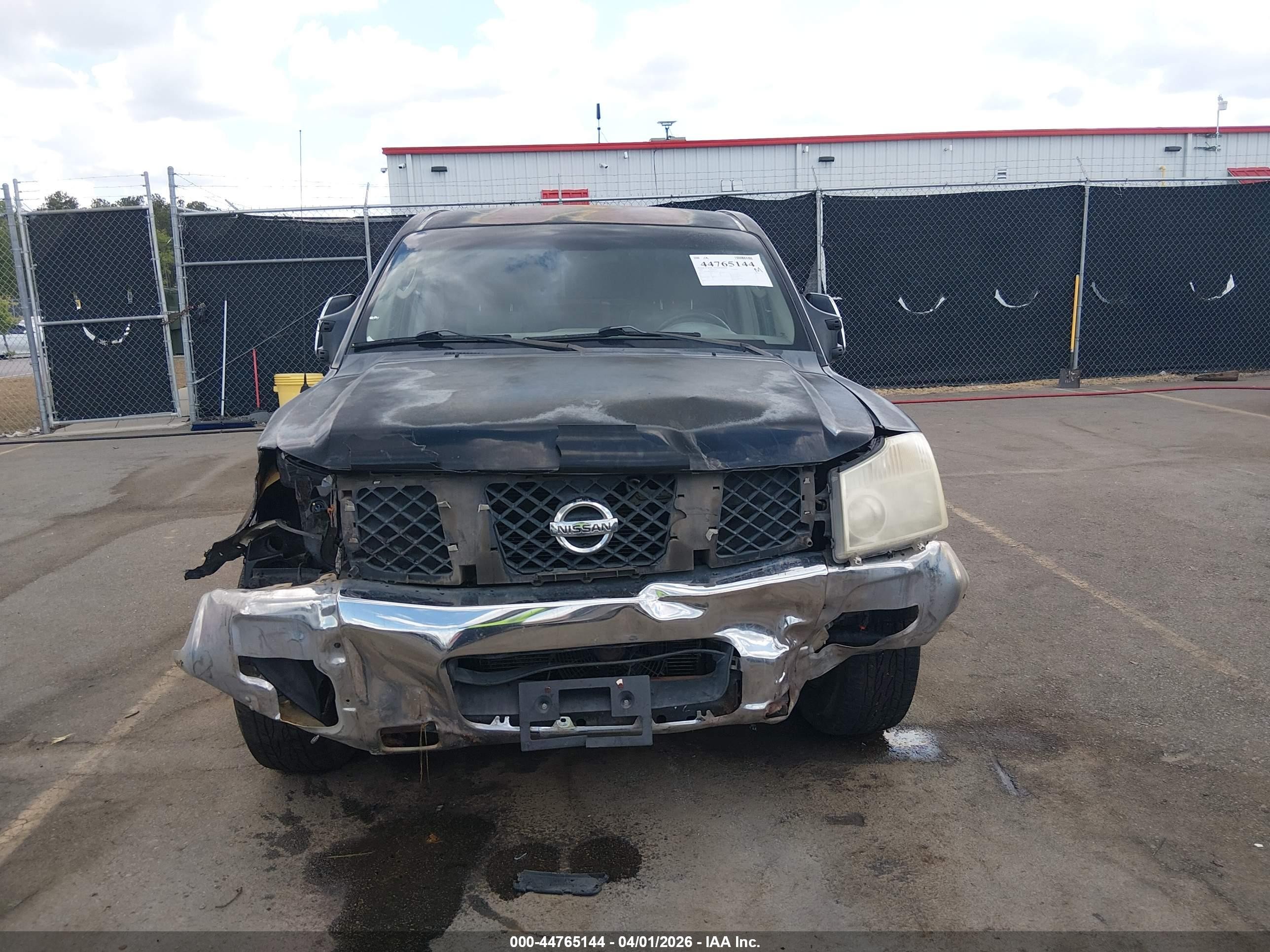 2005 Nissan Titan Le Черный vin: 1N6AA07A45N511377