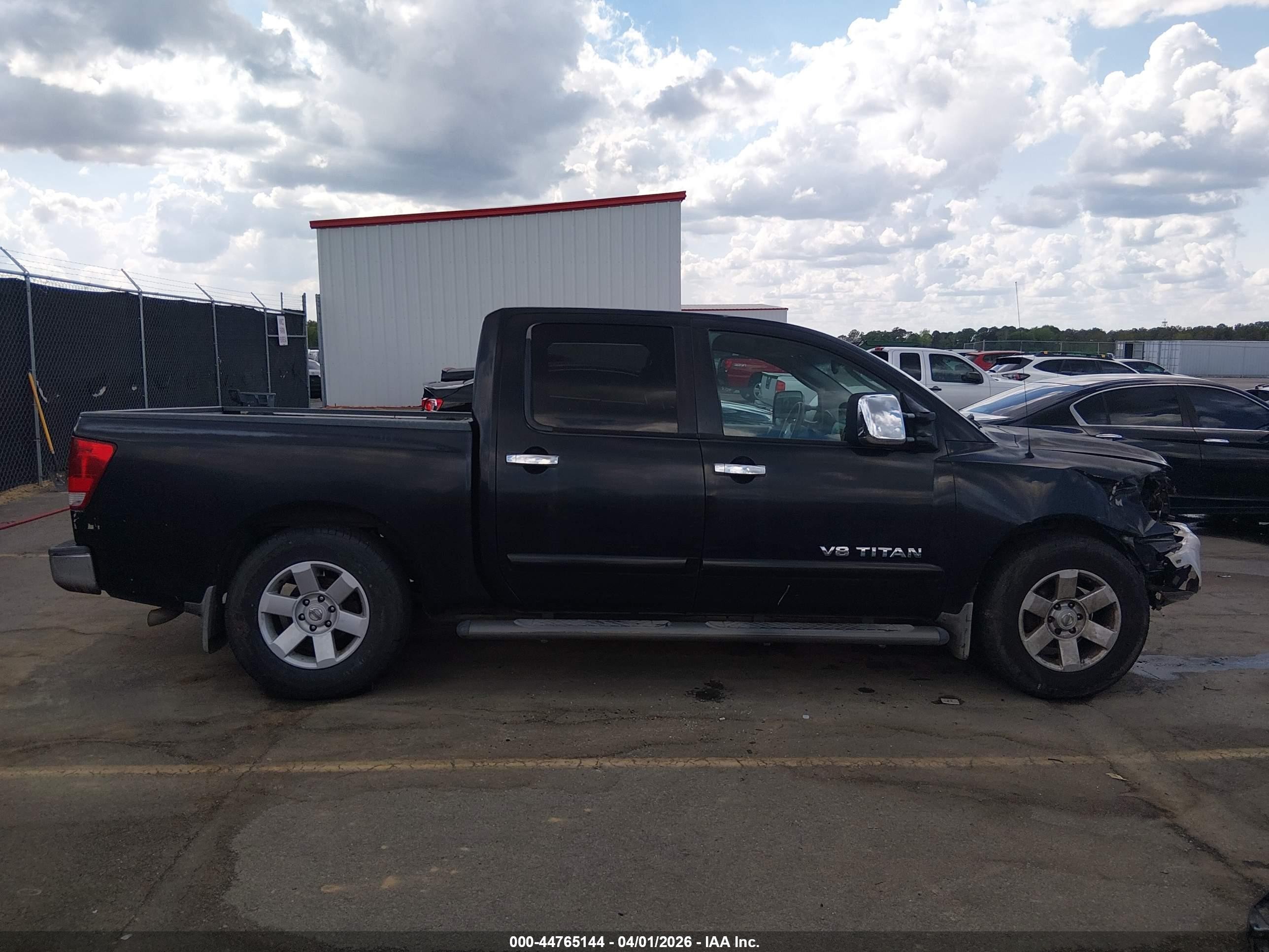2005 Nissan Titan Le Черный vin: 1N6AA07A45N511377