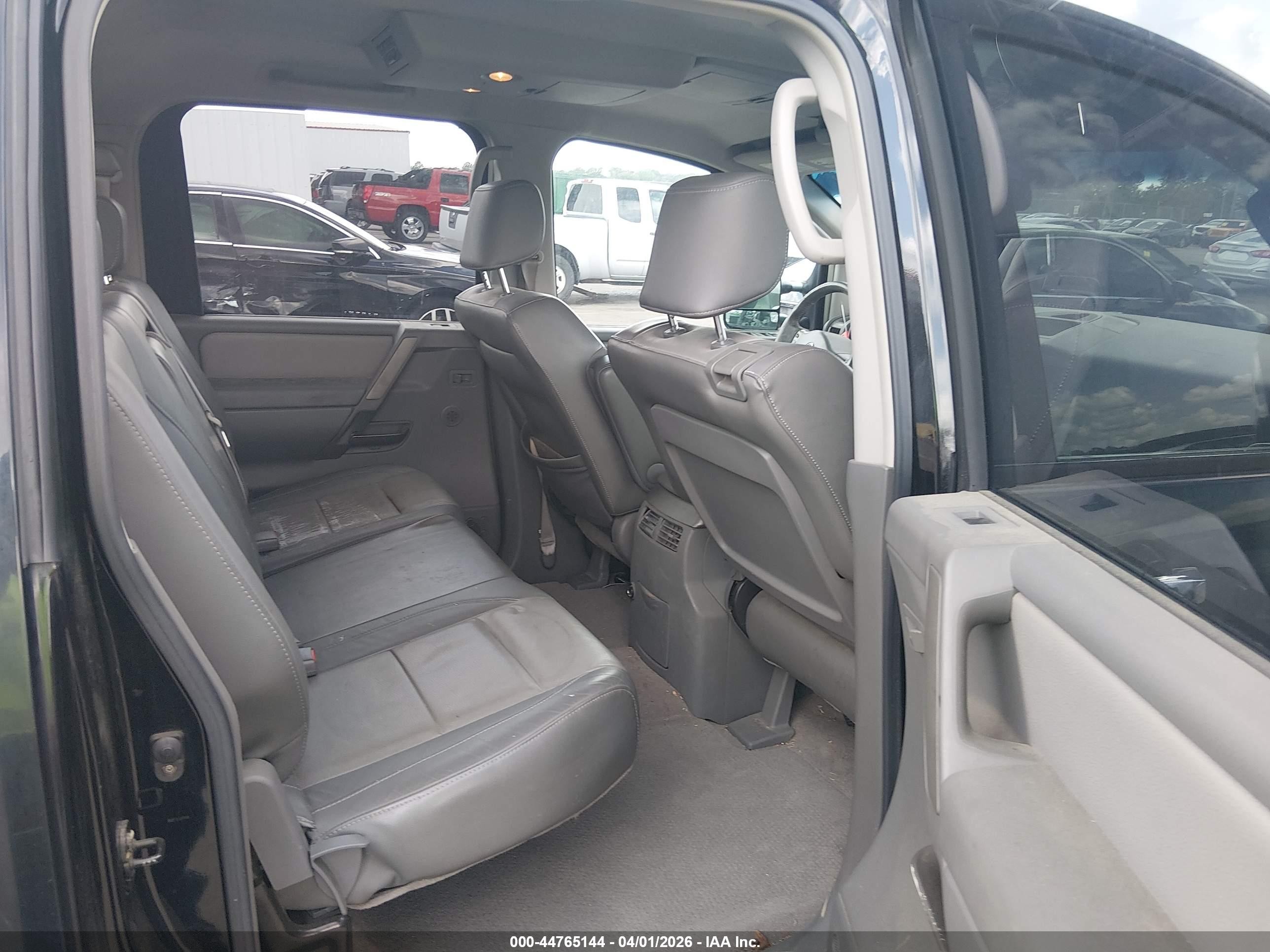 2005 Nissan Titan Le Черный vin: 1N6AA07A45N511377