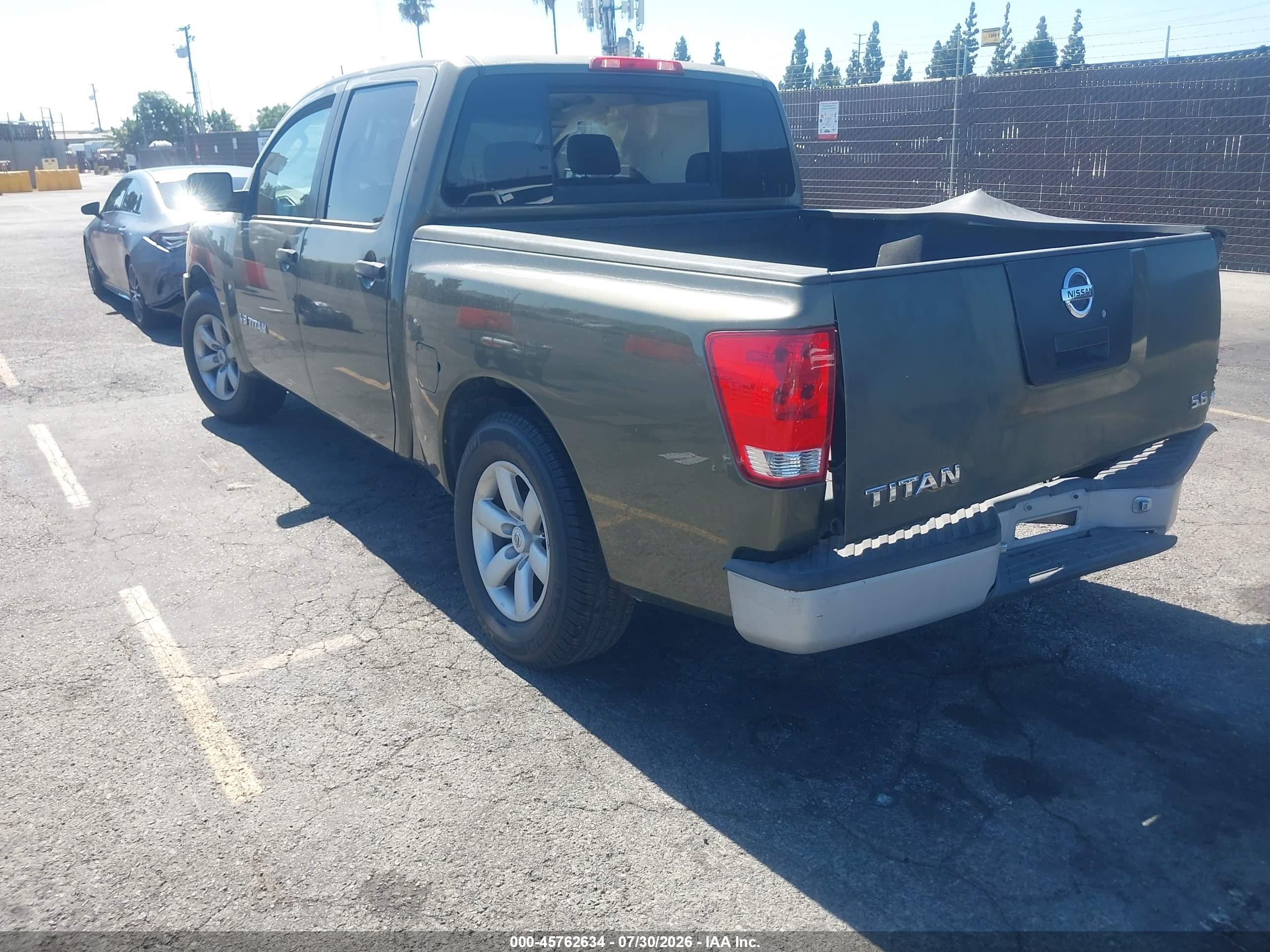 2005 Nissan Titan Xe Green vin: 1N6AA07A45N562698