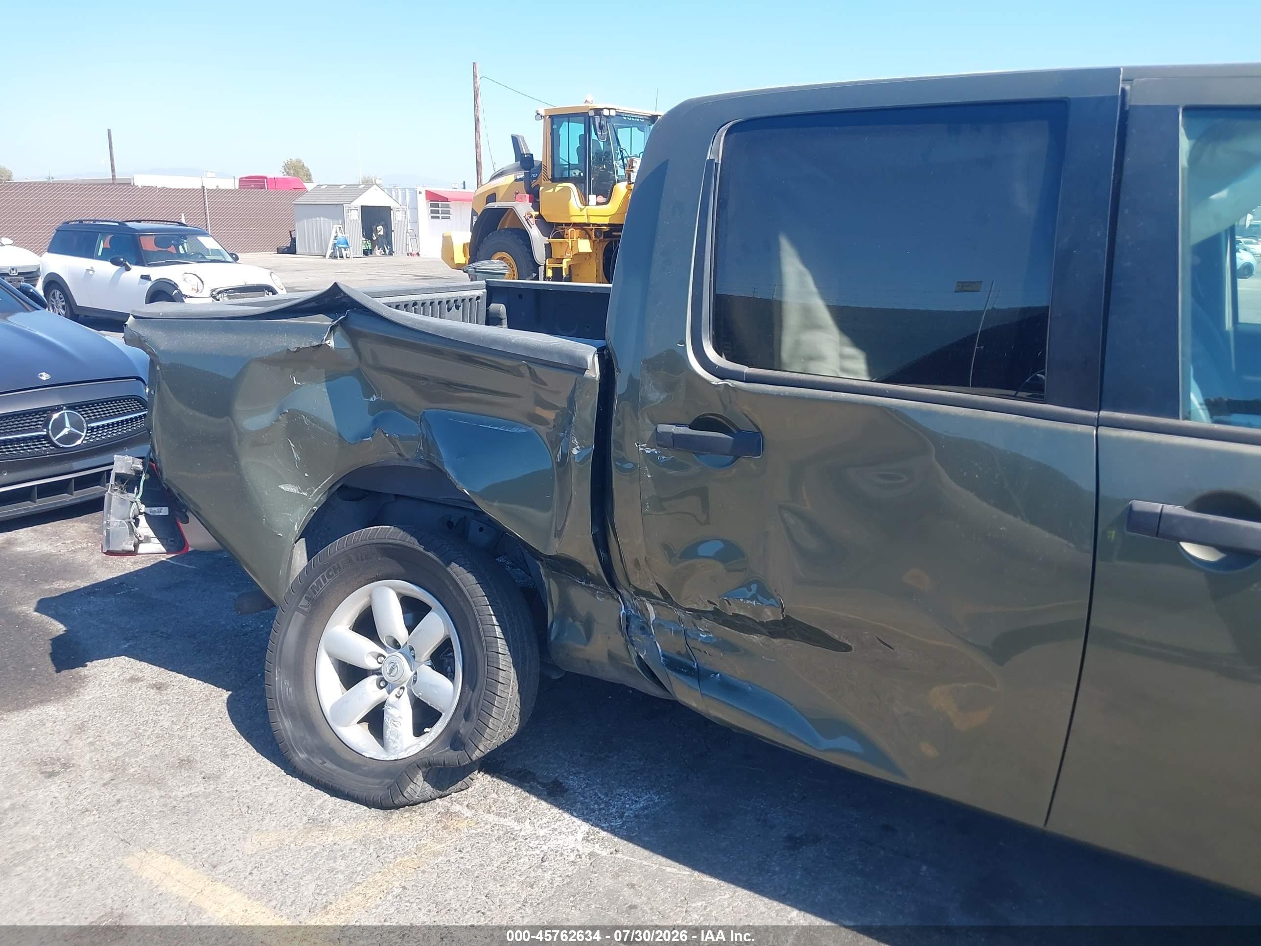 2005 Nissan Titan Xe Green vin: 1N6AA07A45N562698