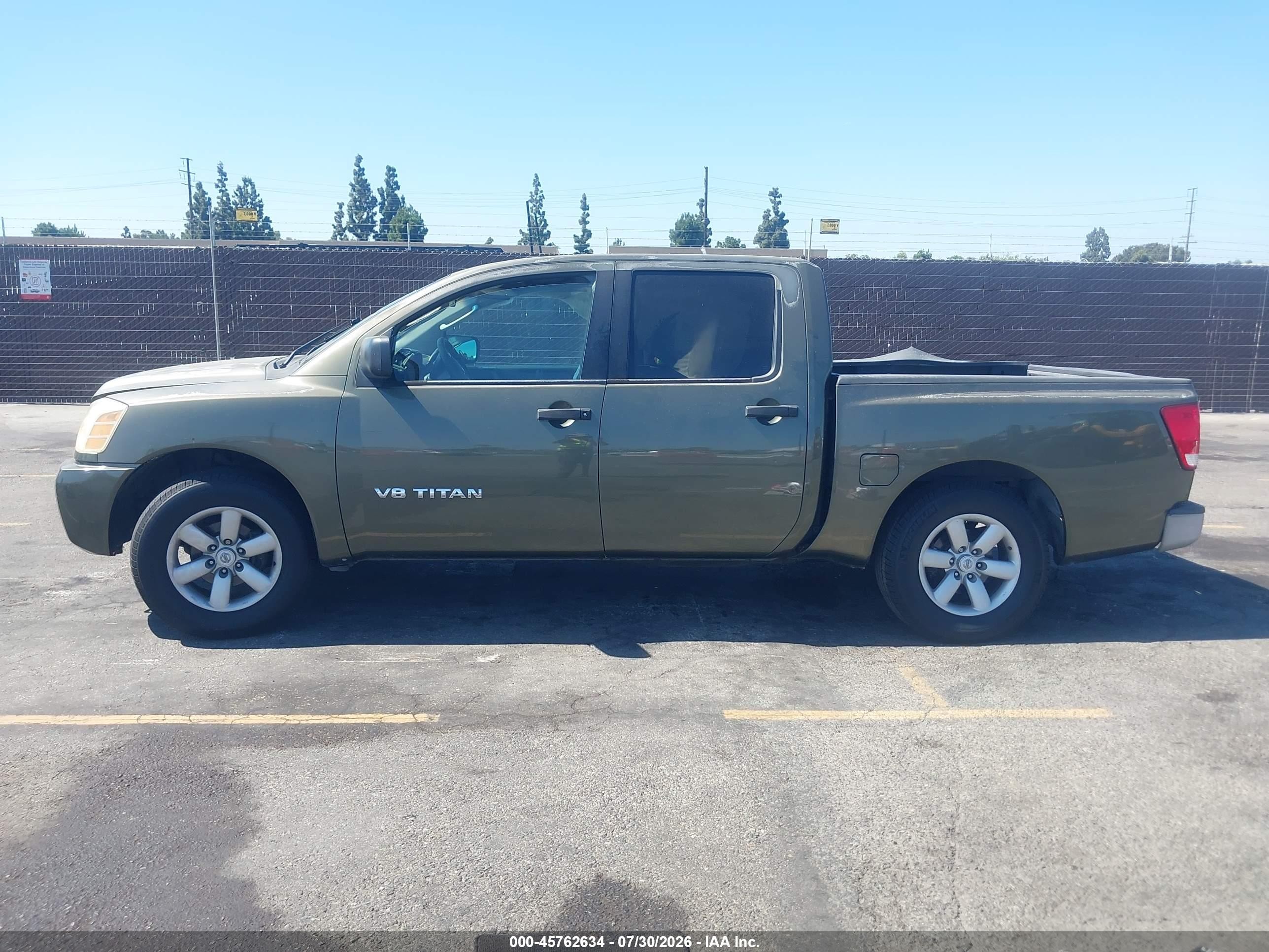 2005 Nissan Titan Xe Green vin: 1N6AA07A45N562698
