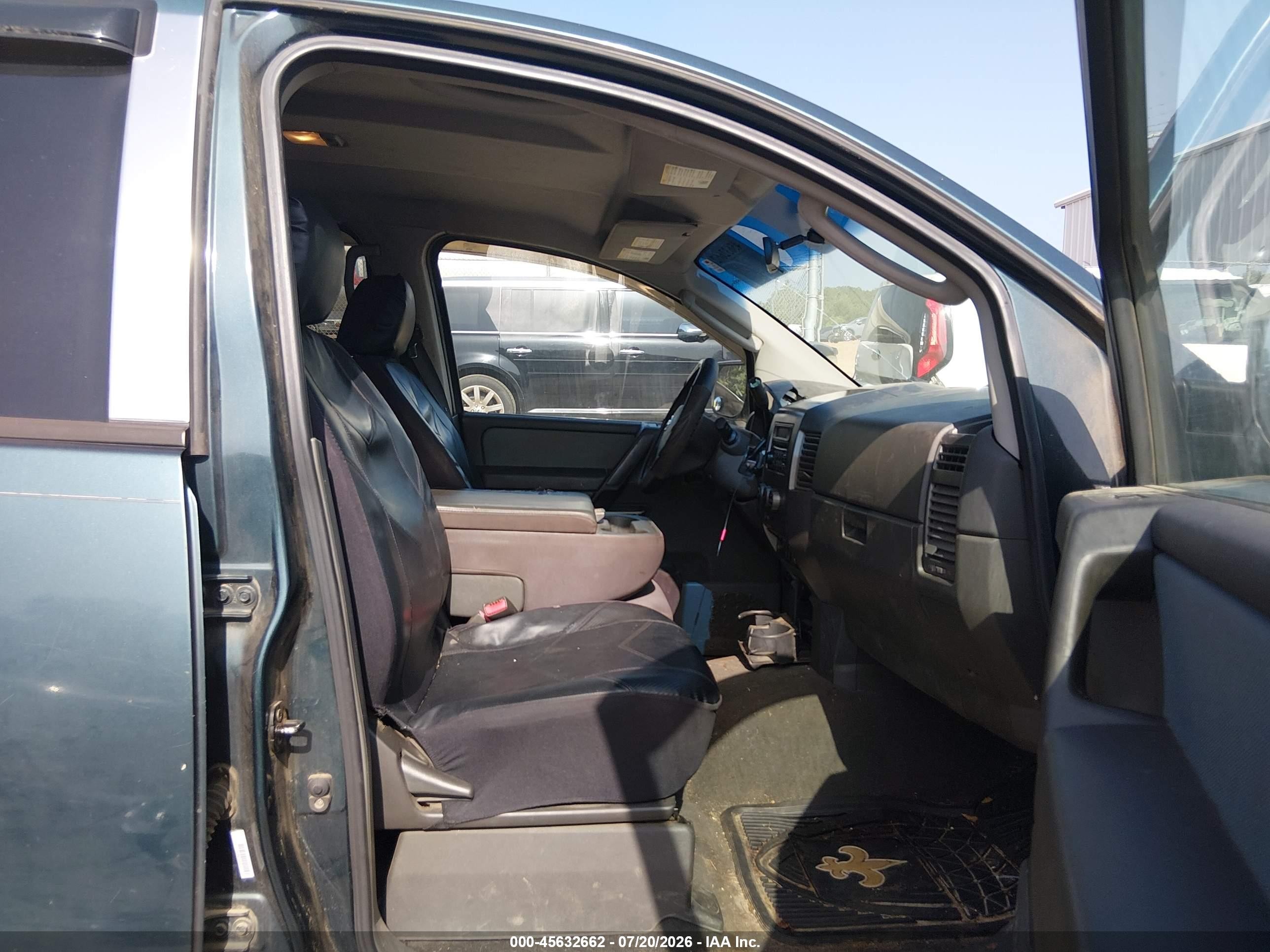 2007 Nissan Titan Xe Green vin: 1N6AA07A47N229288