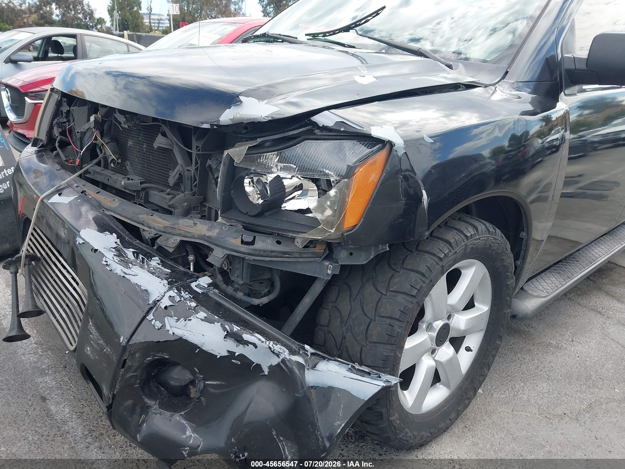 2005 Nissan Titan Xe Black vin: 1N6AA07A55N539706