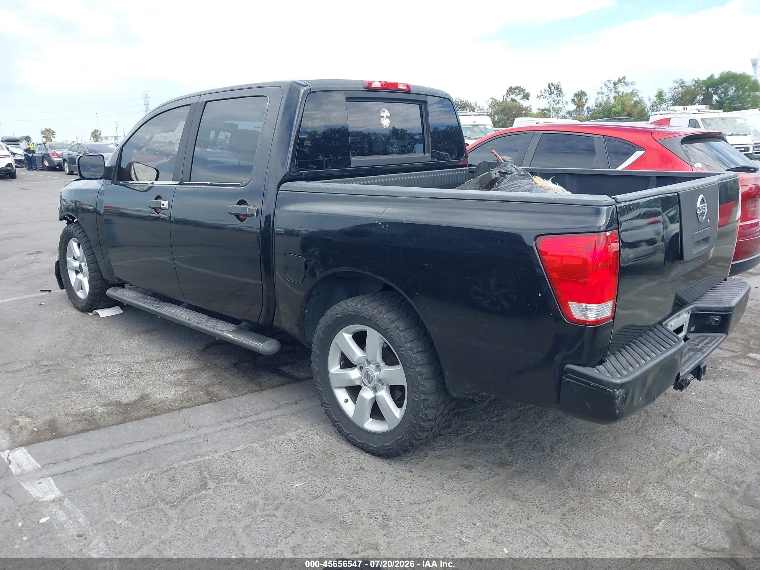 2005 Nissan Titan Xe Black vin: 1N6AA07A55N539706