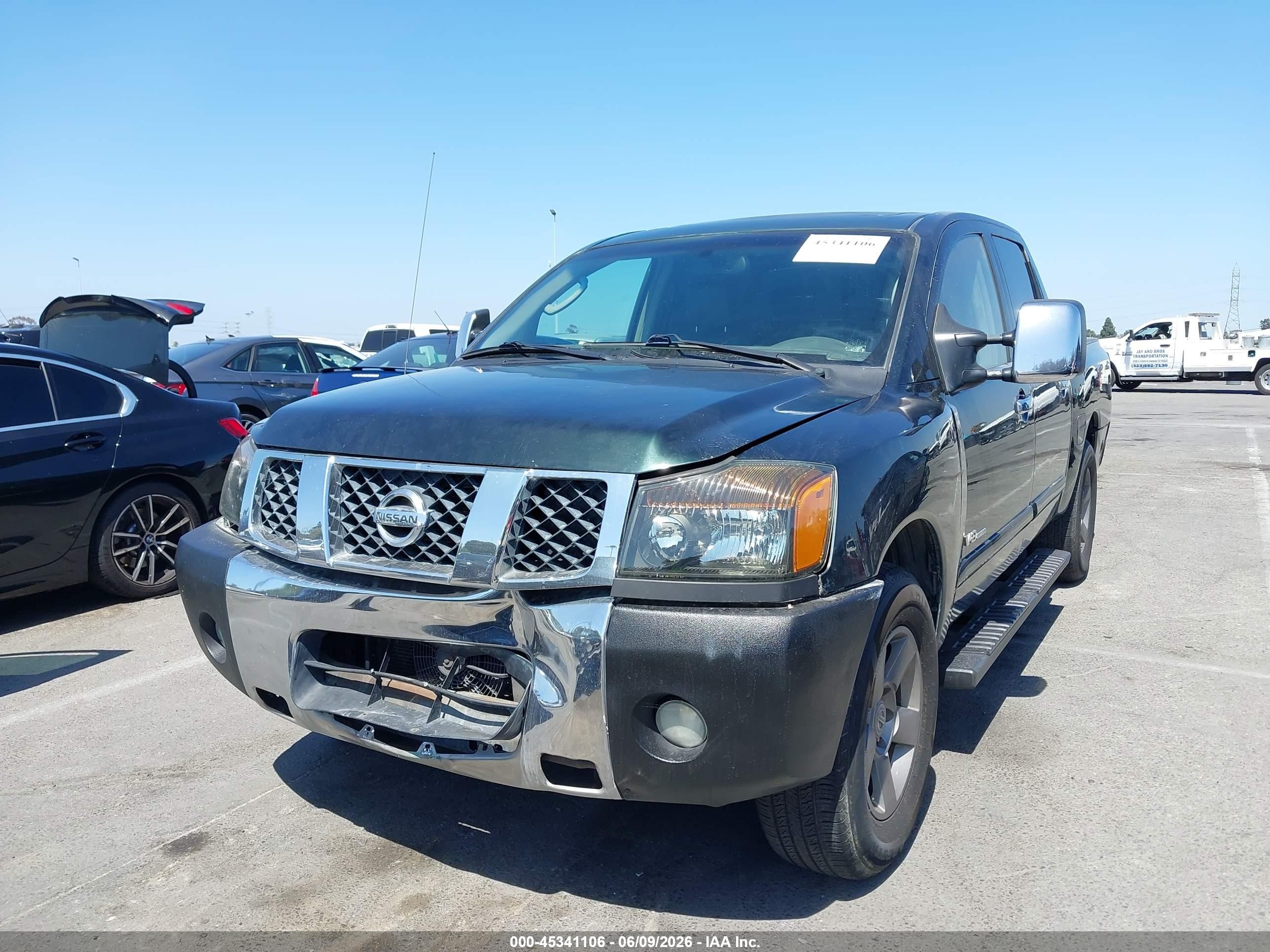 2004 Nissan Titan Le Green vin: 1N6AA07A64N524789