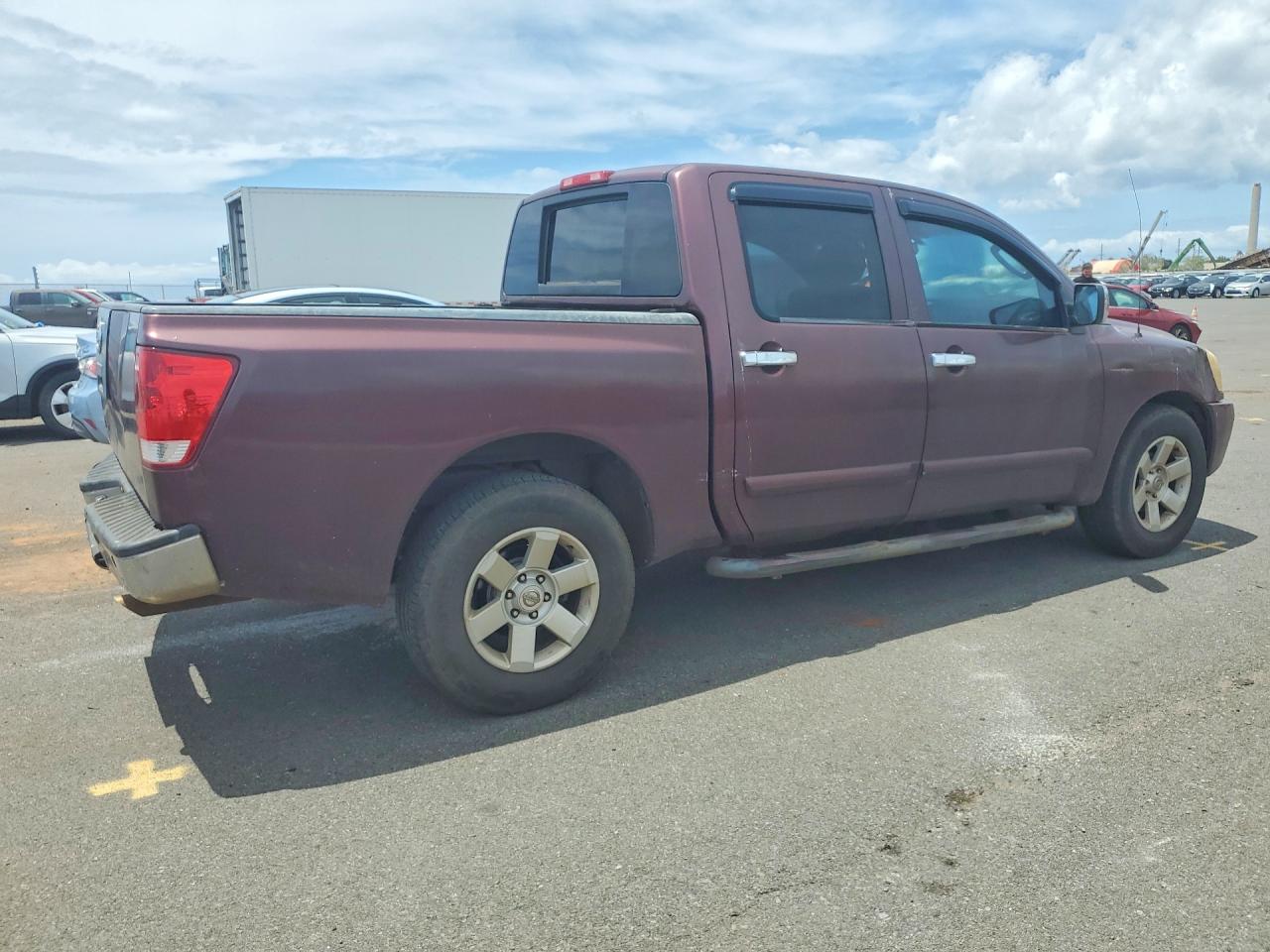 2005 Nissan Titan Xe Темно-бордовый vin: 1N6AA07A65N508240