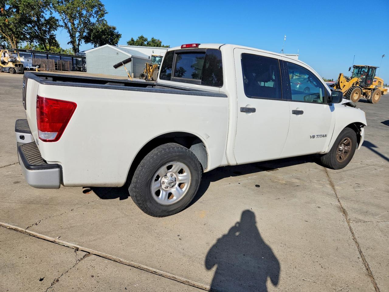 2007 Nissan Titan Xe White vin: 1N6AA07A67N227249