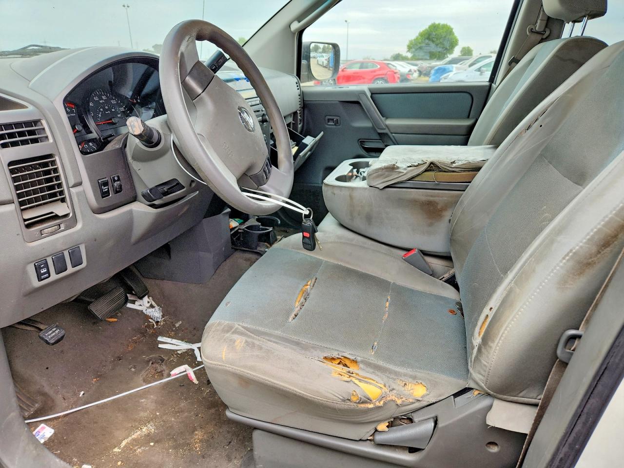 2007 Nissan Titan Xe White vin: 1N6AA07A67N227249