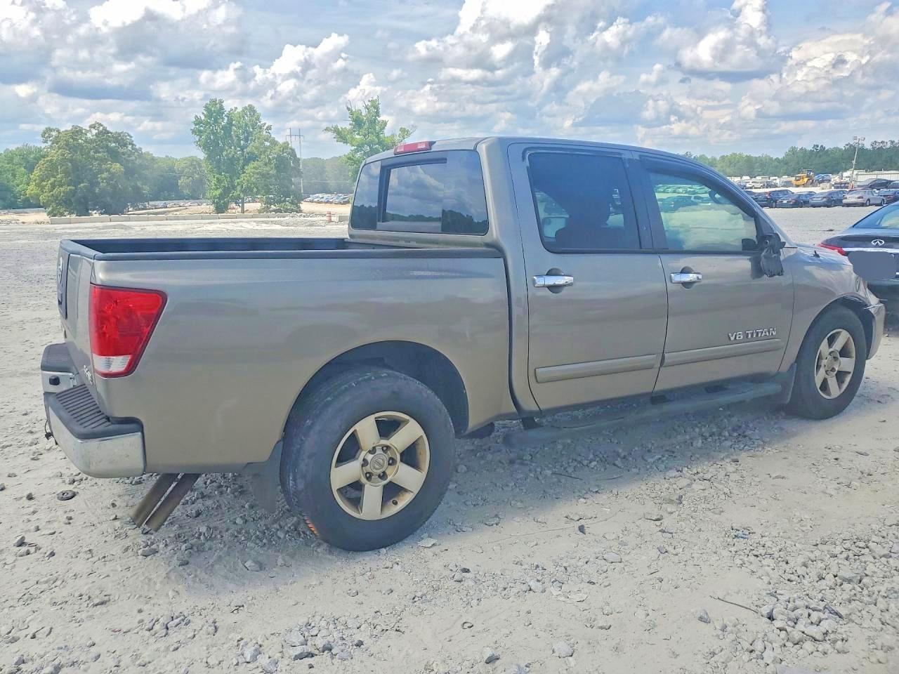 2007 Nissan Titan Xe Gray vin: 1N6AA07A67N237893