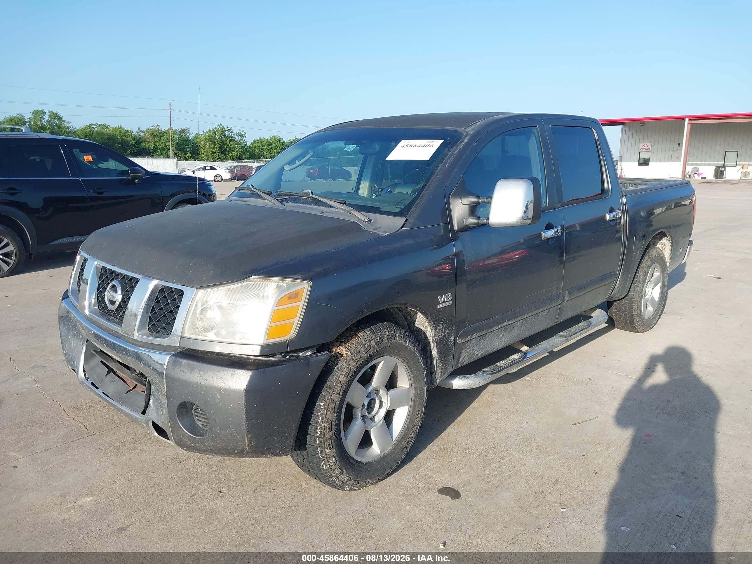 2004 Nissan Titan Se Gray vin: 1N6AA07A74N534330