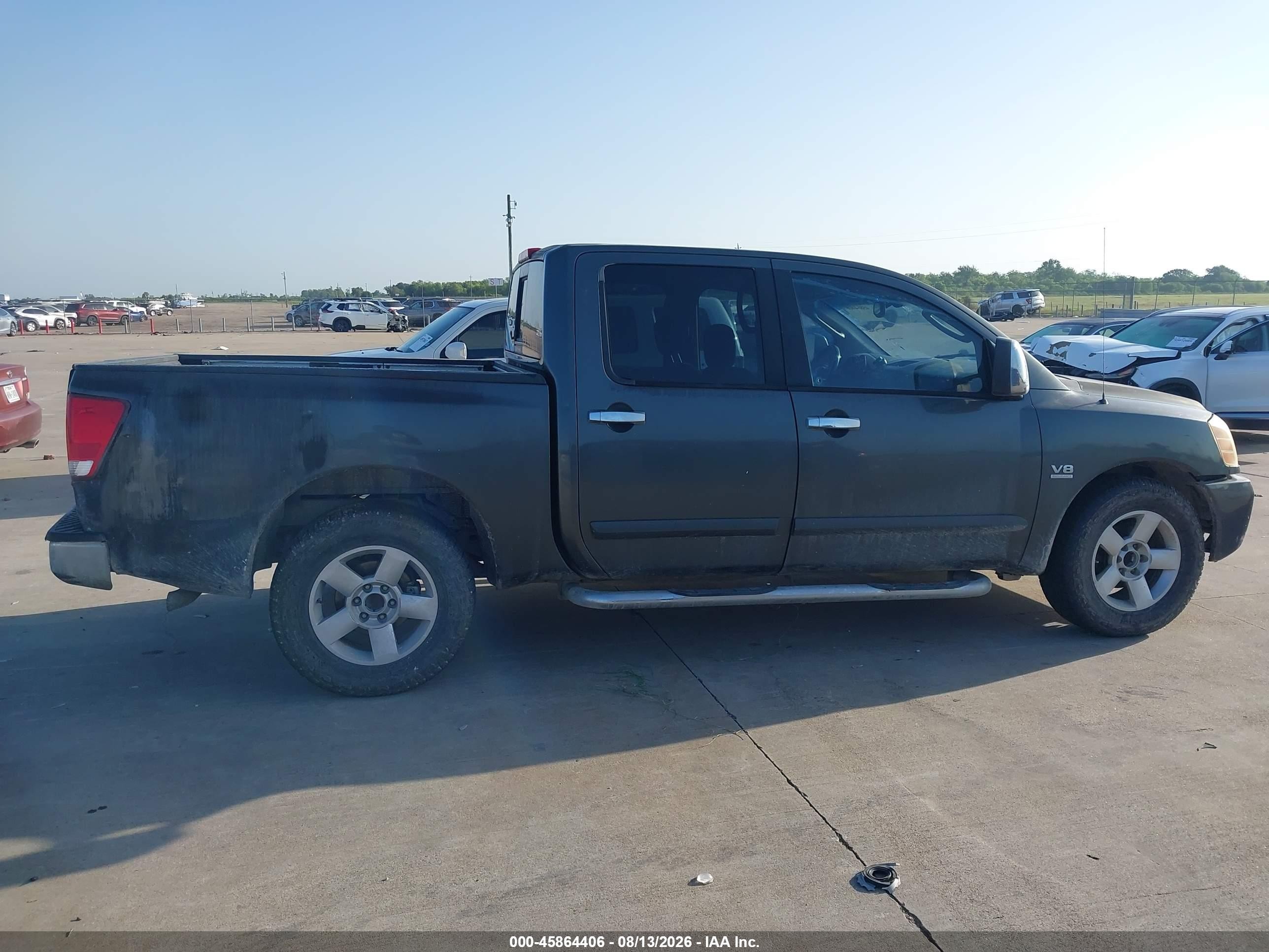 2004 Nissan Titan Se Gray vin: 1N6AA07A74N534330