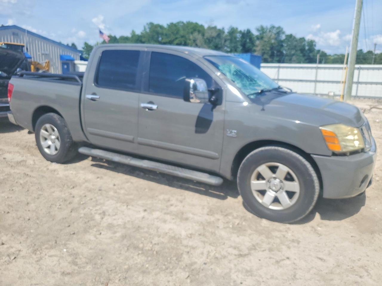 2004 Nissan Titan Xe Gray vin: 1N6AA07A74N544954
