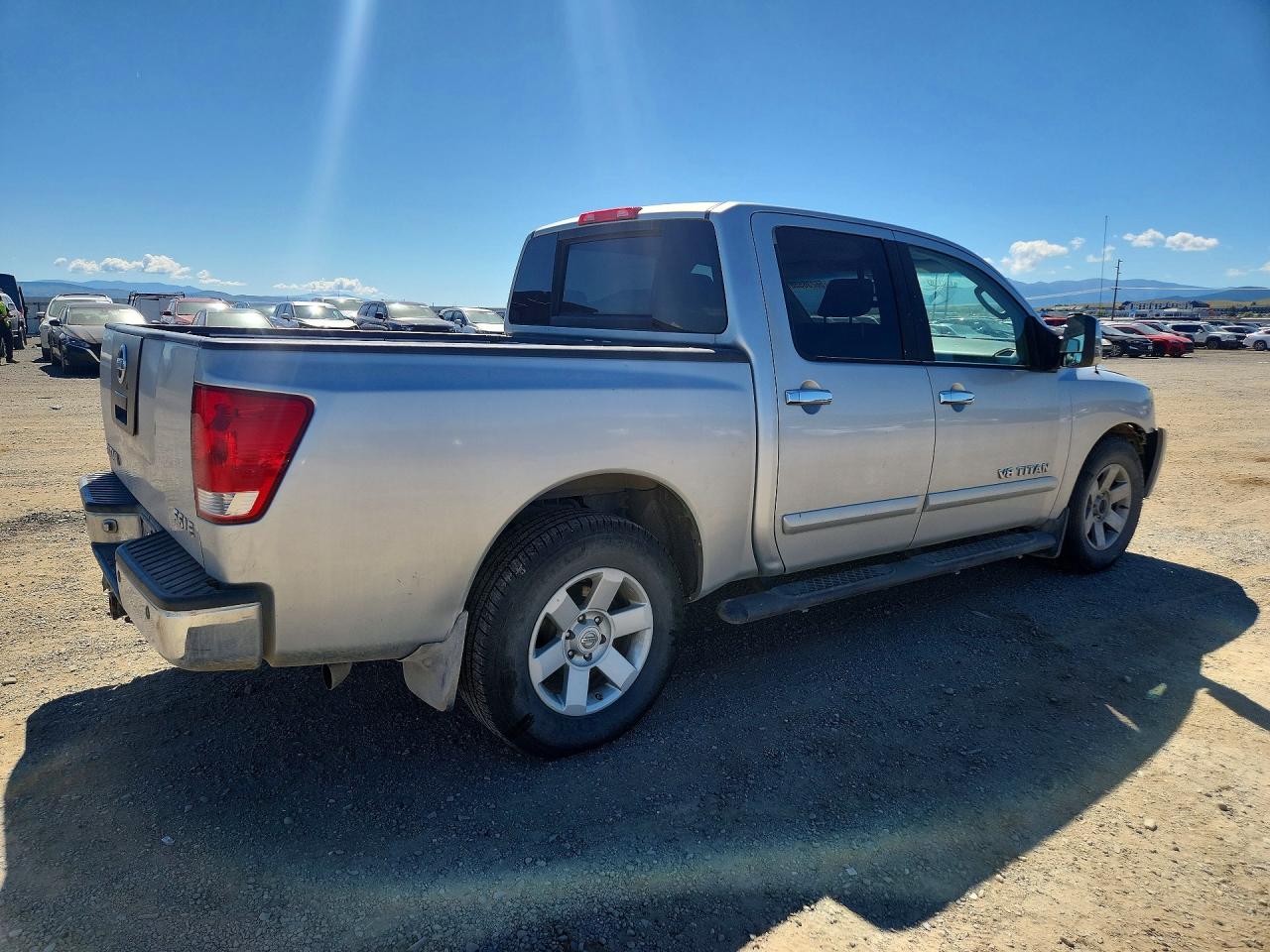 2005 Nissan Titan Xe Silver vin: 1N6AA07A75N523698