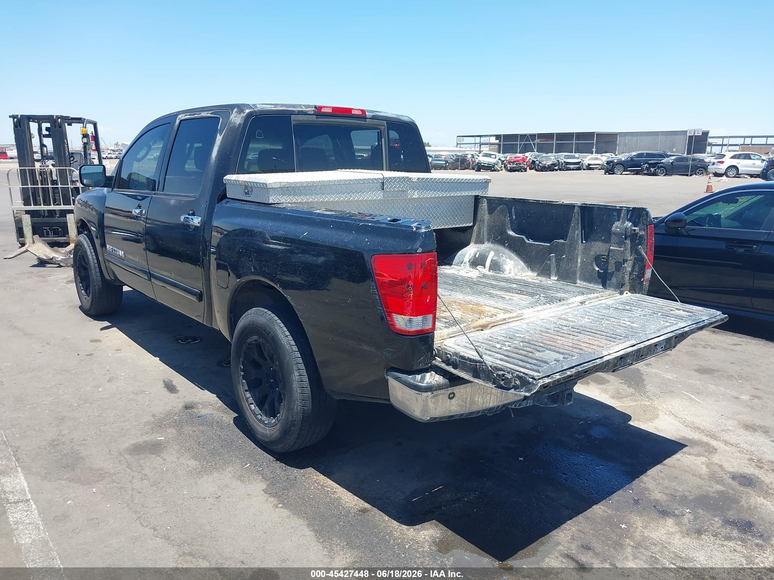 2006 Nissan Titan Se Black vin: 1N6AA07A76N528286