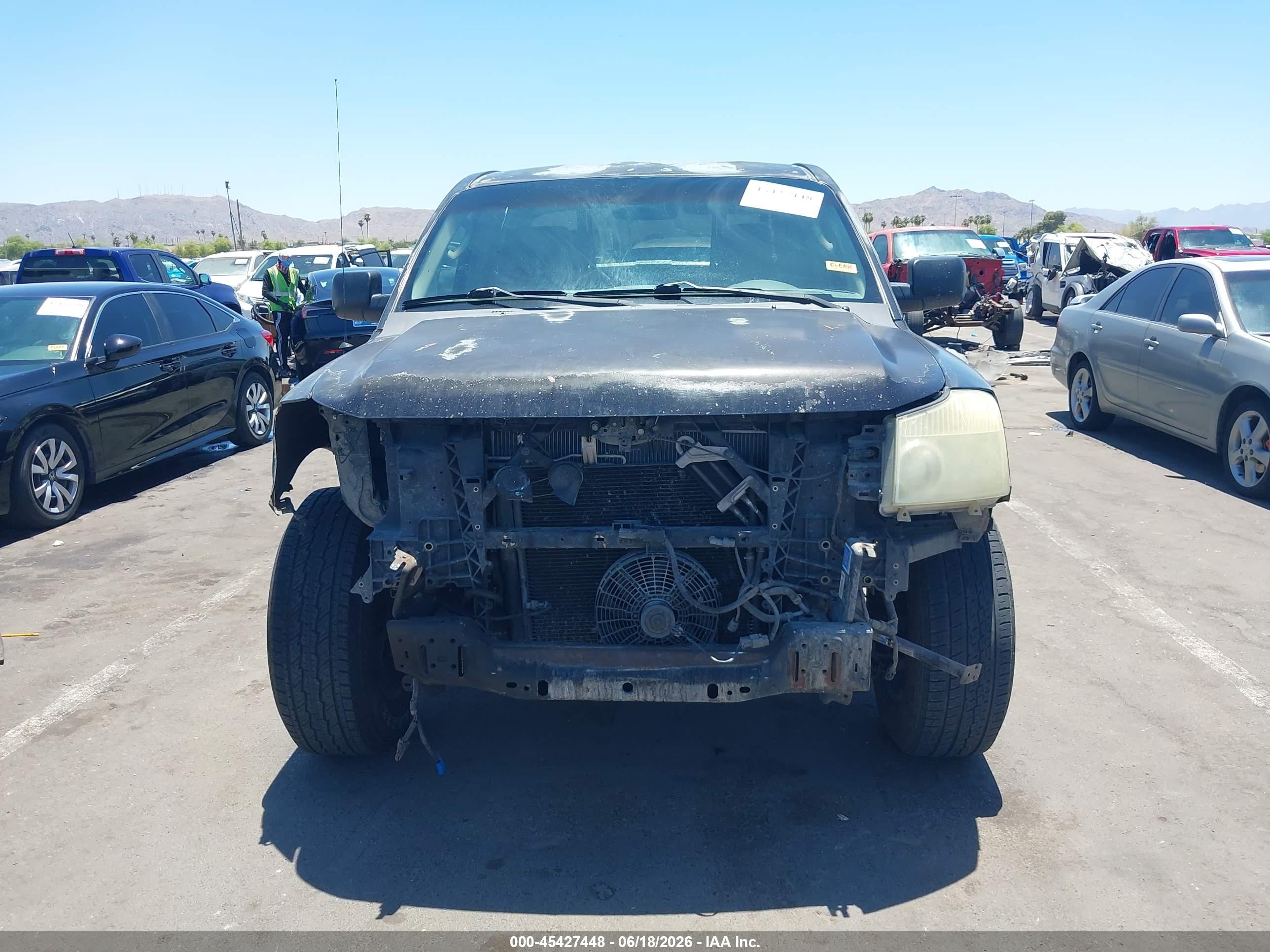 2006 Nissan Titan Se Black vin: 1N6AA07A76N528286