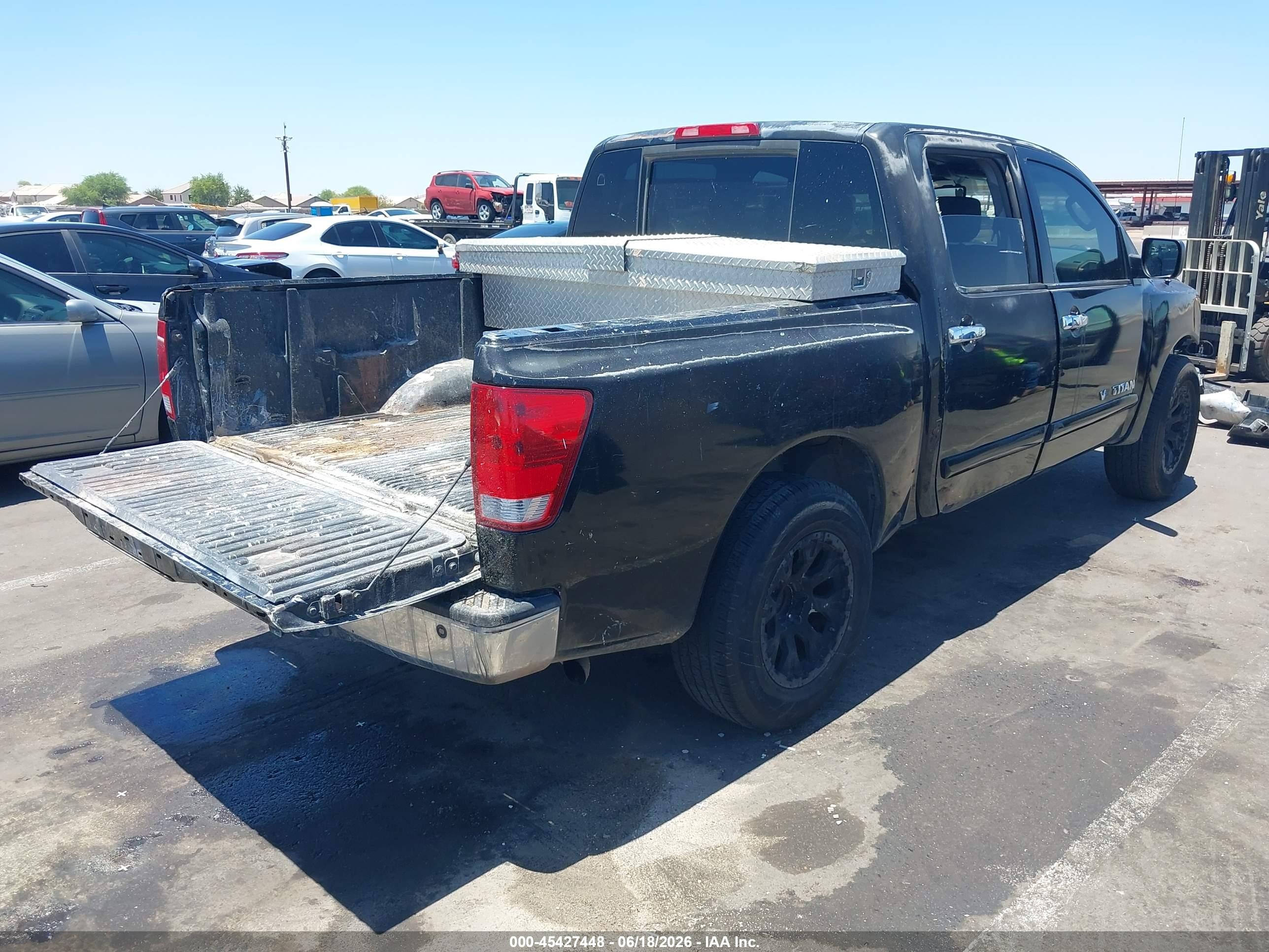 2006 Nissan Titan Se Black vin: 1N6AA07A76N528286