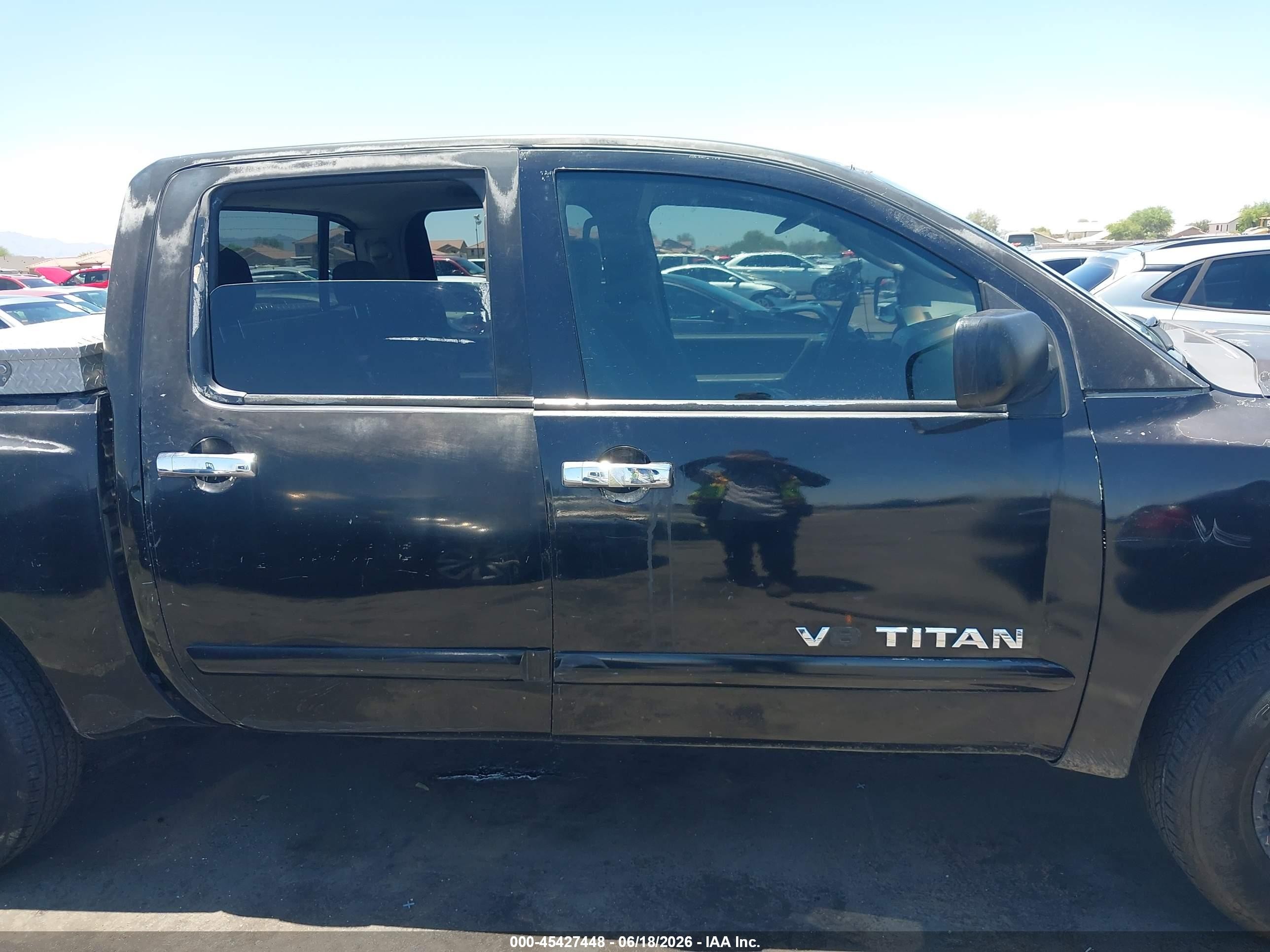 2006 Nissan Titan Se Black vin: 1N6AA07A76N528286
