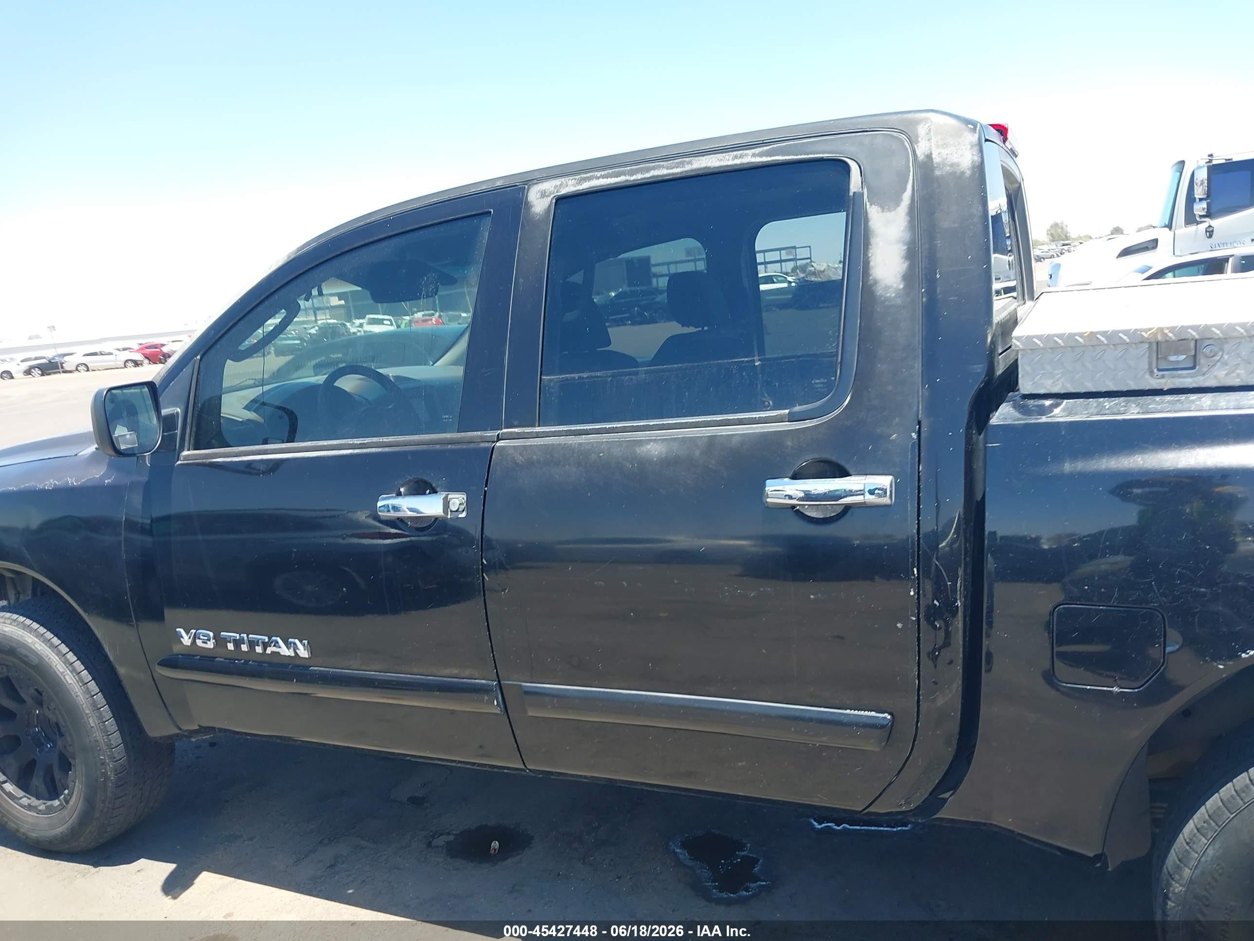 2006 Nissan Titan Se Black vin: 1N6AA07A76N528286