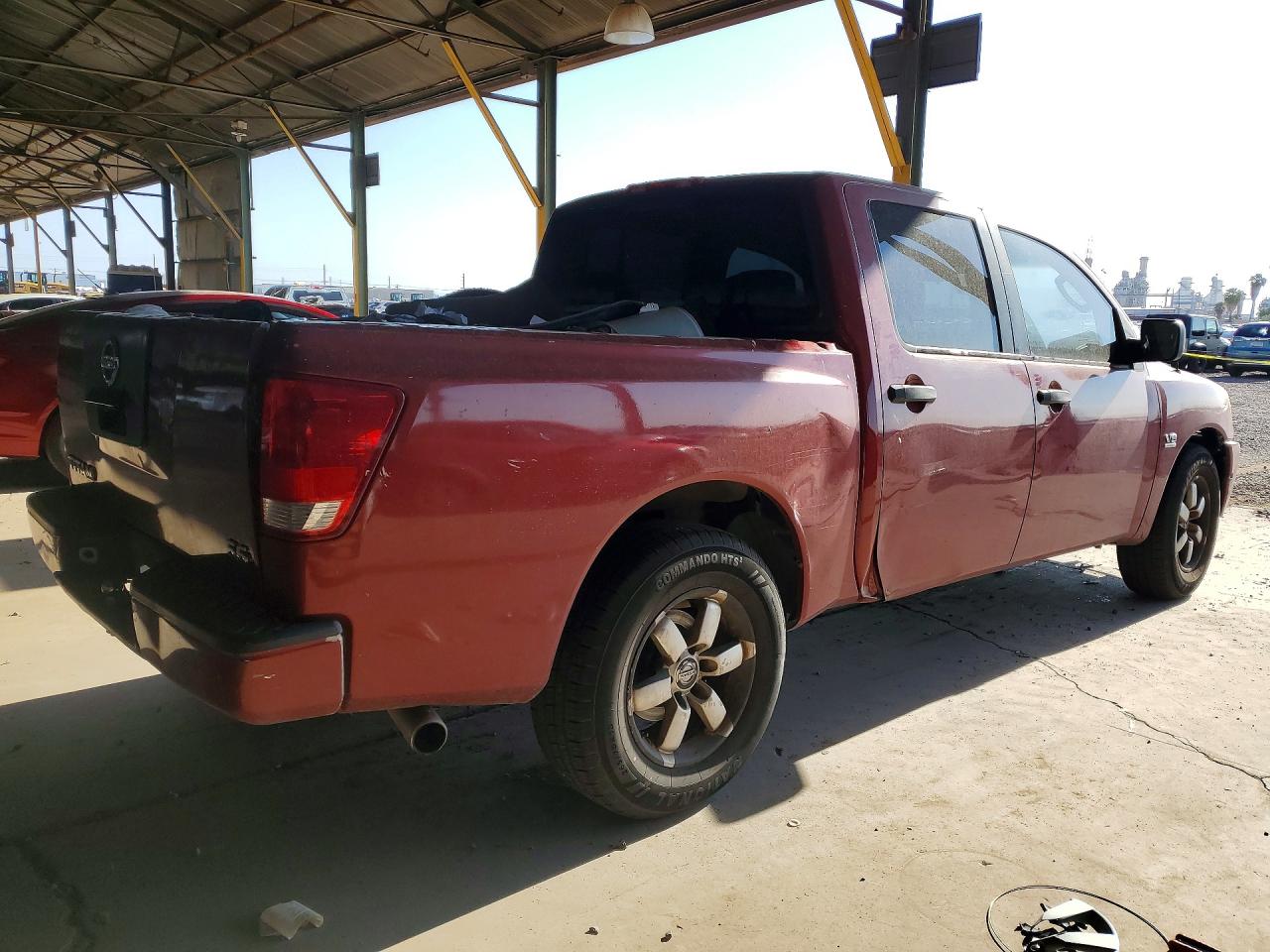 2004 Nissan Titan Xe Red vin: 1N6AA07A84N534613