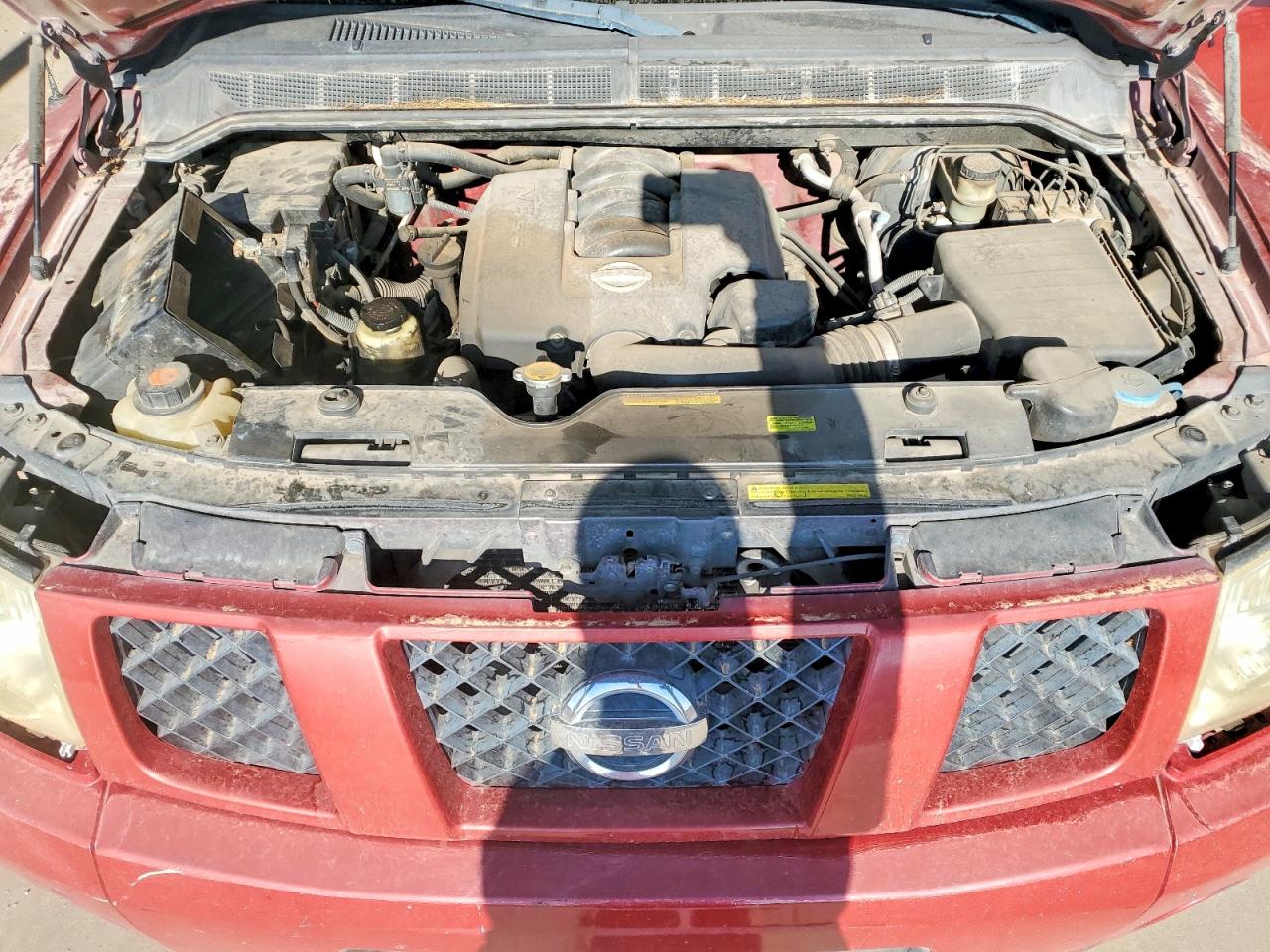 2004 Nissan Titan Xe Red vin: 1N6AA07A84N534613